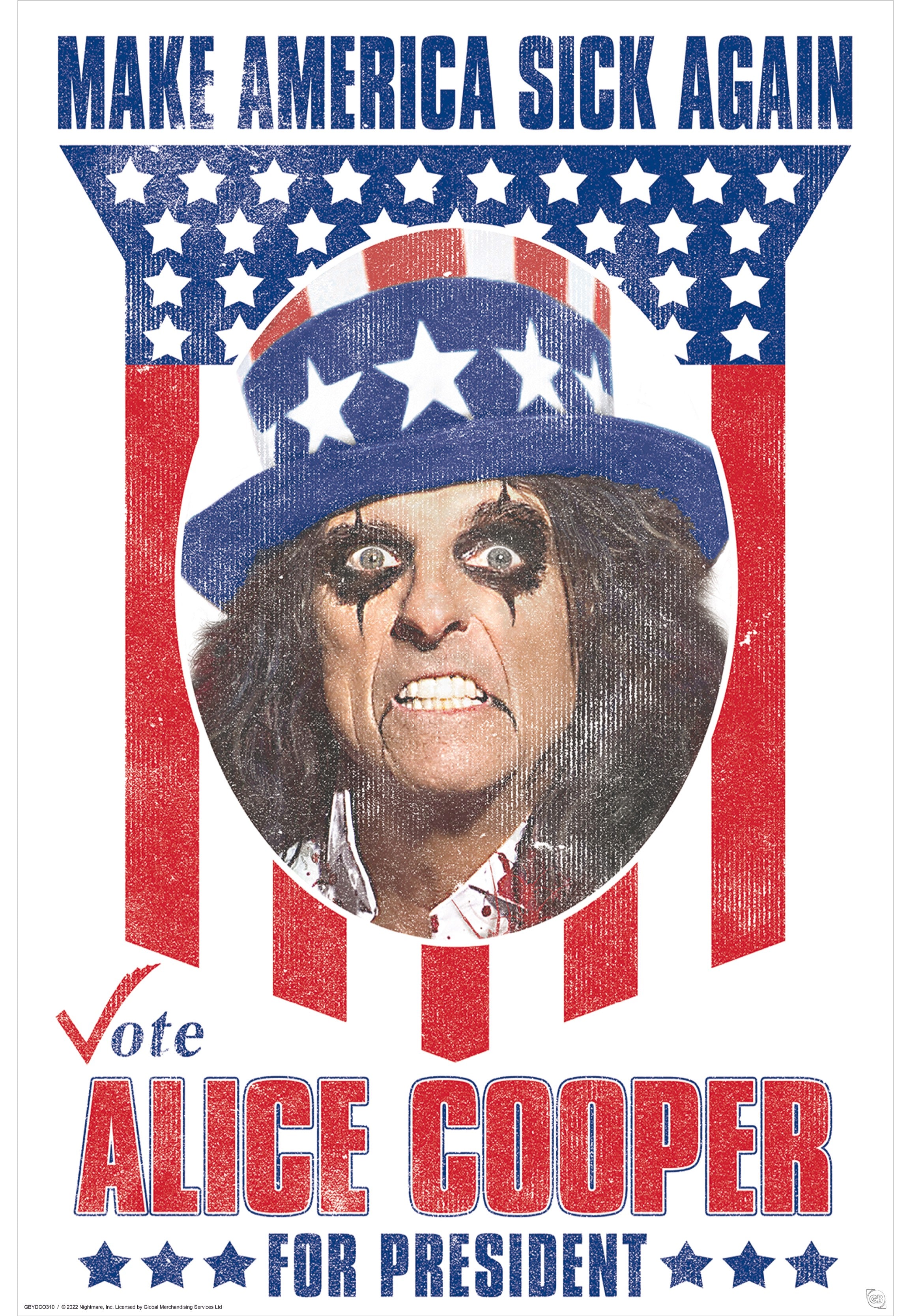 Alice Cooper - For President Maxi - Poster | Neutral-Image