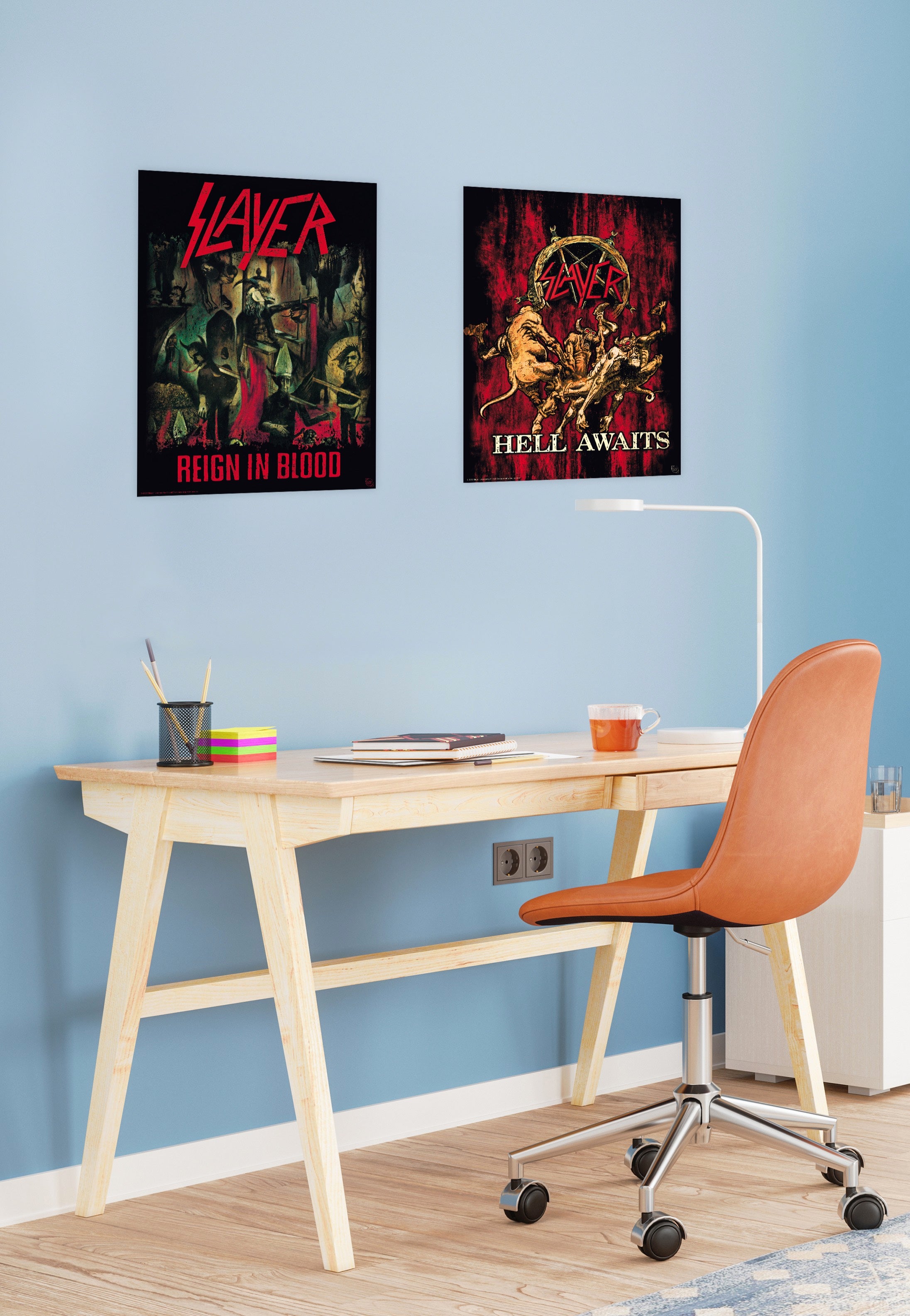 Slayer - Reign In Blood/ Hell Awaits Chibi Set - Poster | Neutral-Image