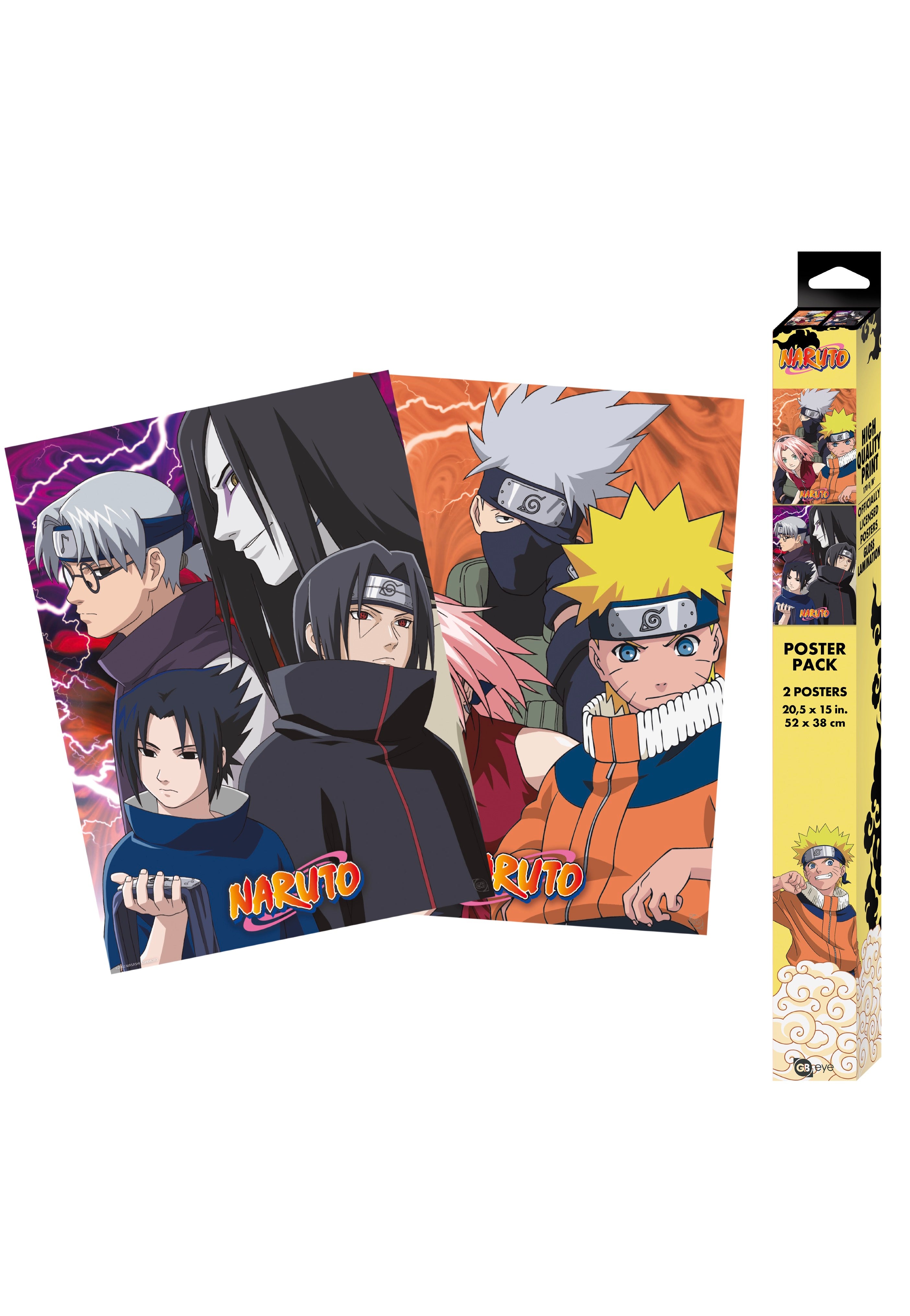 Naruto - Konoha Ninjas / Deserts Chibi Set - Poster | Neutral-Image