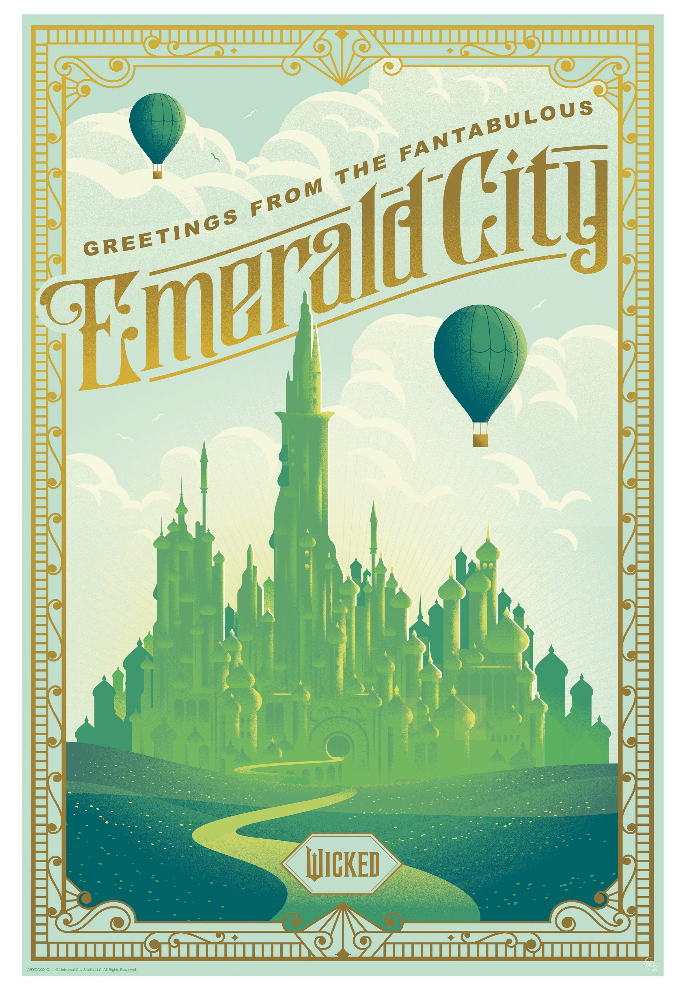 Wicked - Emerald City Maxi - Poster | Neutral-Image