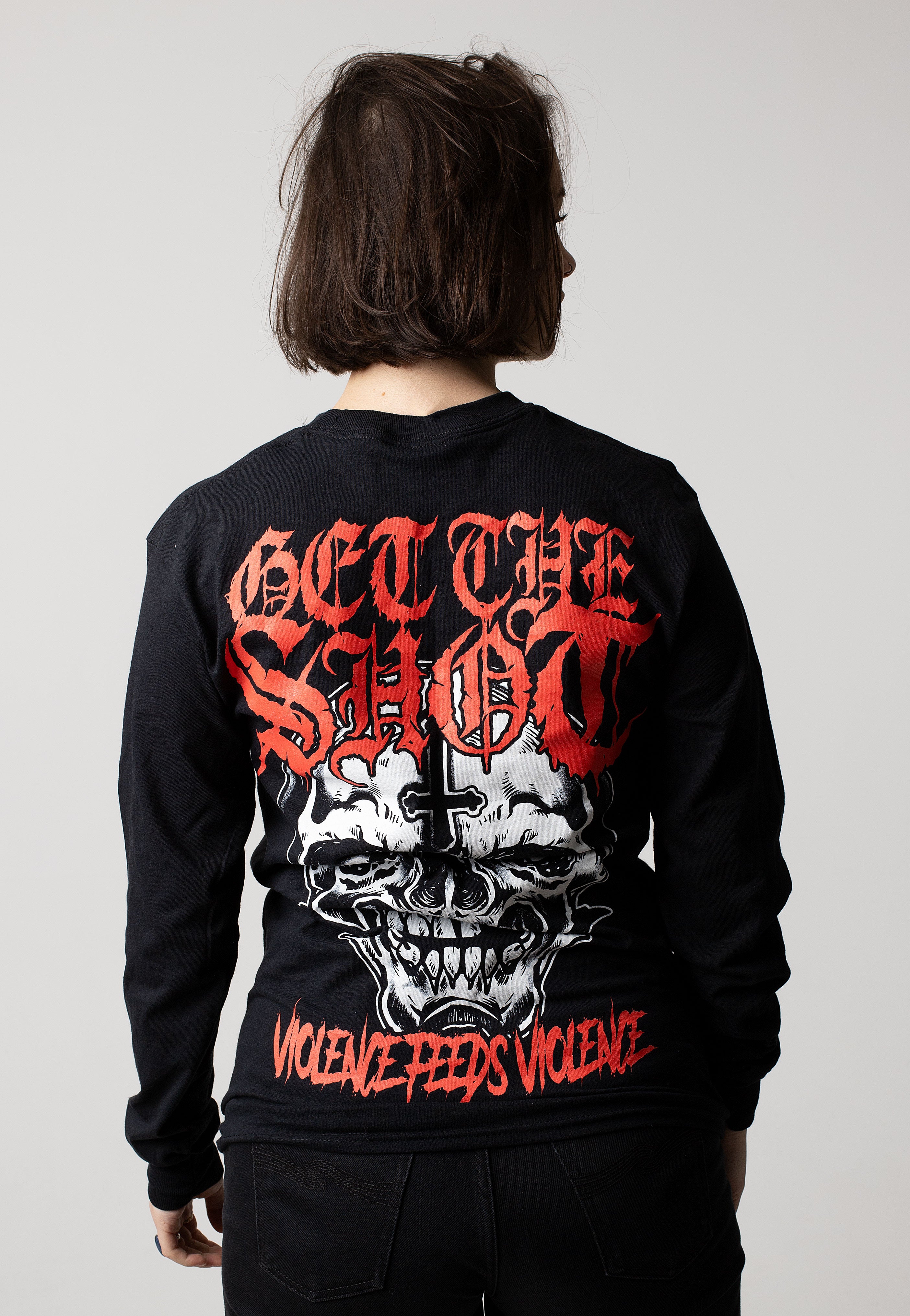 Get The Shot - Violence Feeds Violence - Longsleeve | Women-Image