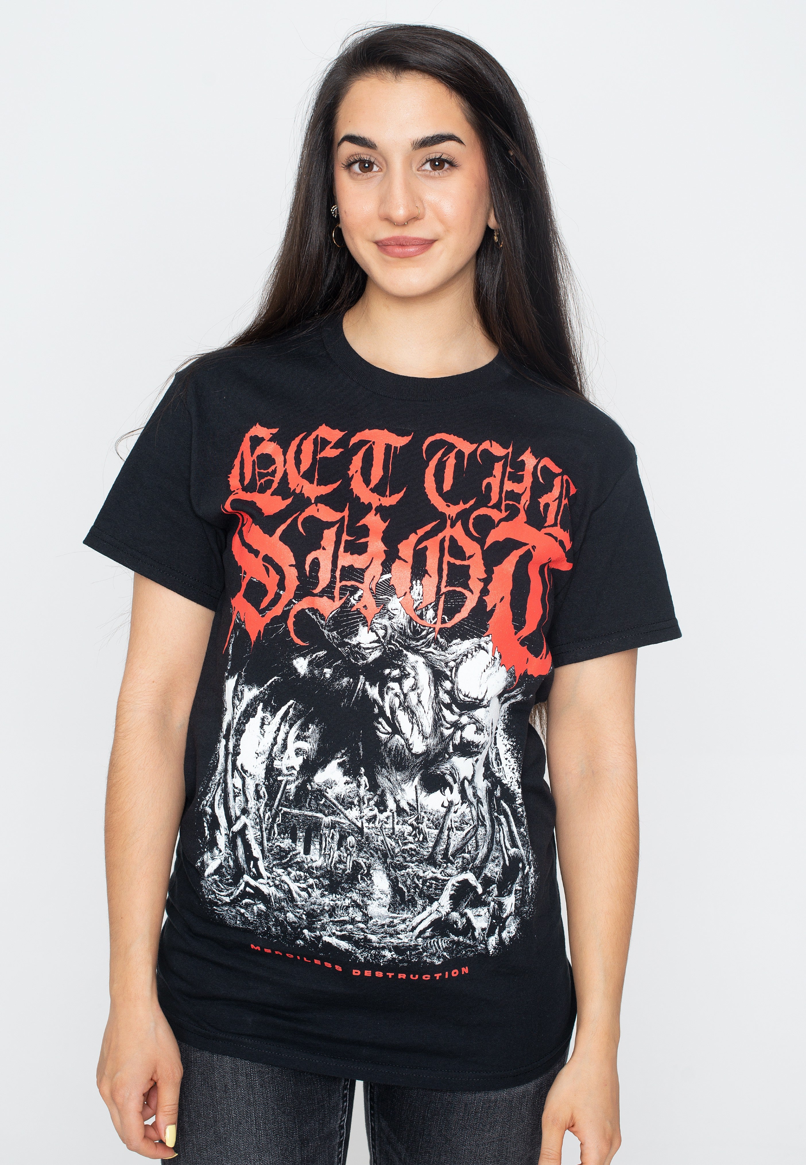 Get The Shot - White Merciless Destruction - T-Shirt | Women-Image