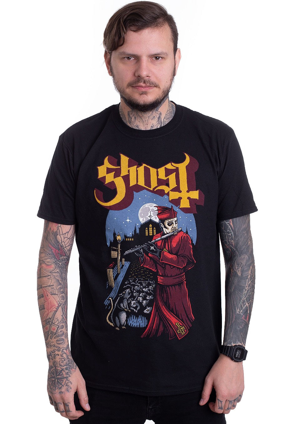 Ghost - Advancing Pied Piper - T-Shirt | Men-Image