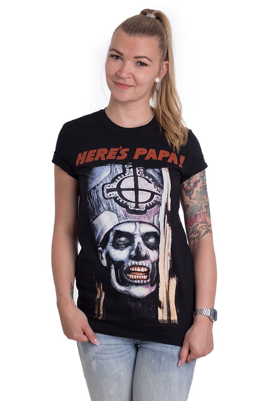 Ghost - Here's Papa - T-Shirt | Women-Image