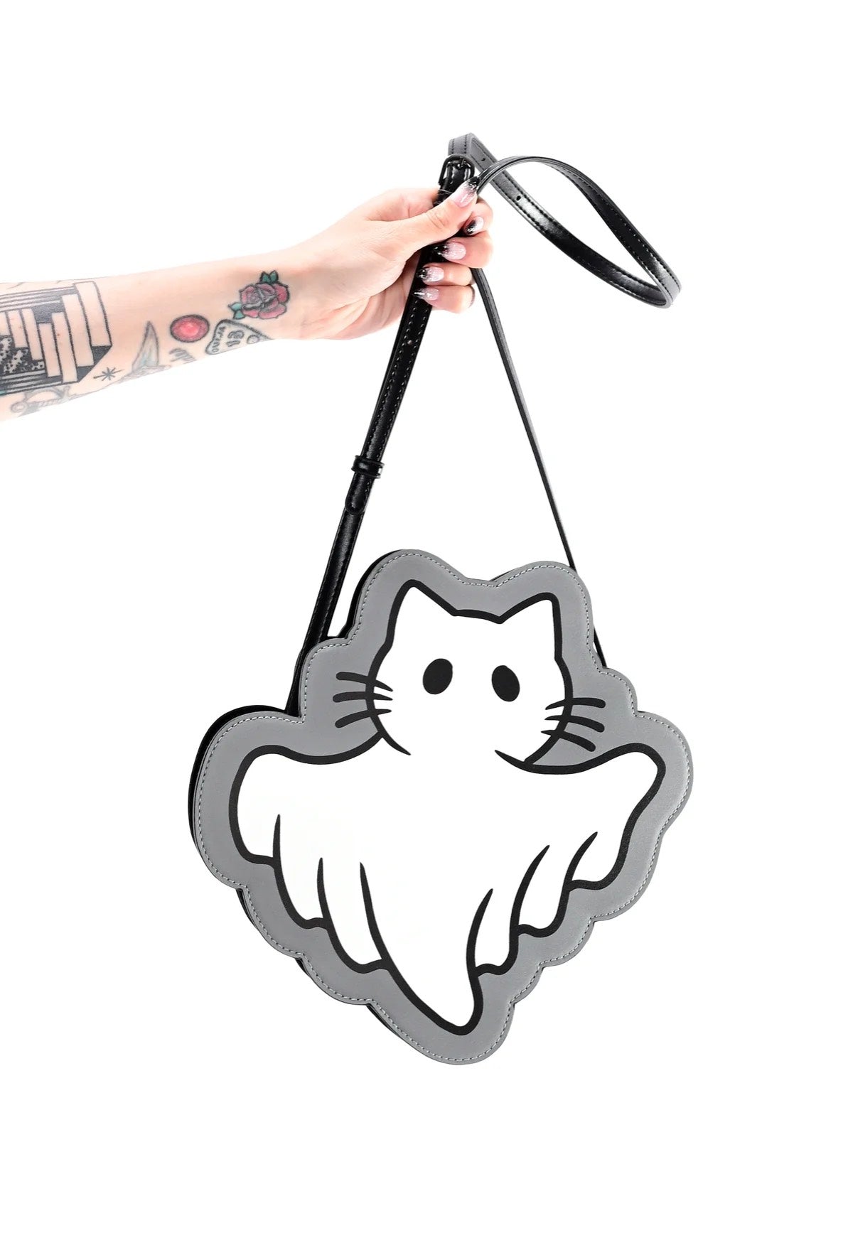 Foxblood - Ghostcat Crossbody White/Black - Bag | Neutral-Image