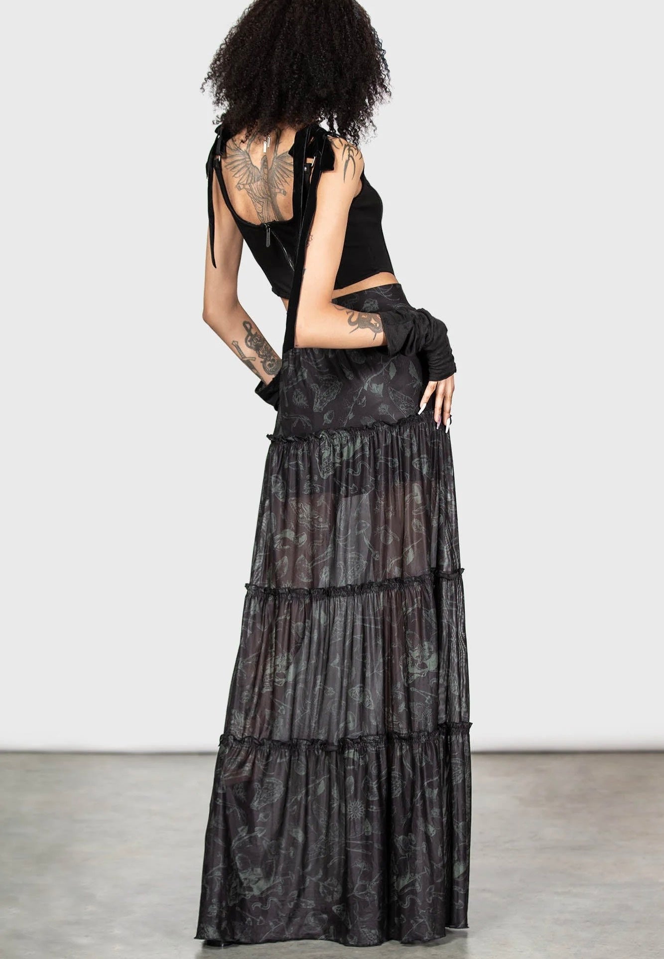 Killstar - Ghosted Woods Maxi - Skirt | Women-Image