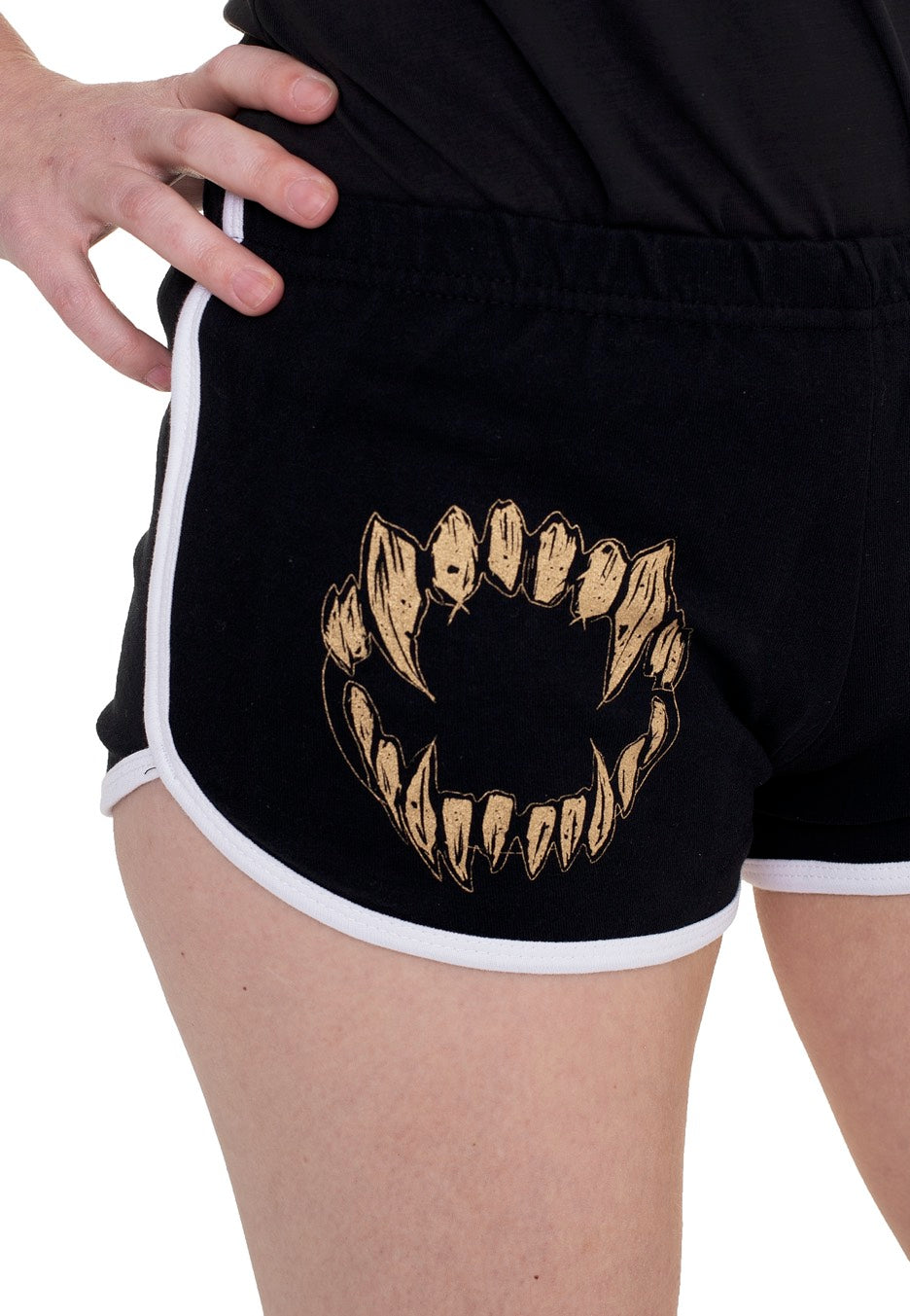 Ghøstkid - Teeth Girl Black/White - Shorts | Women-Image