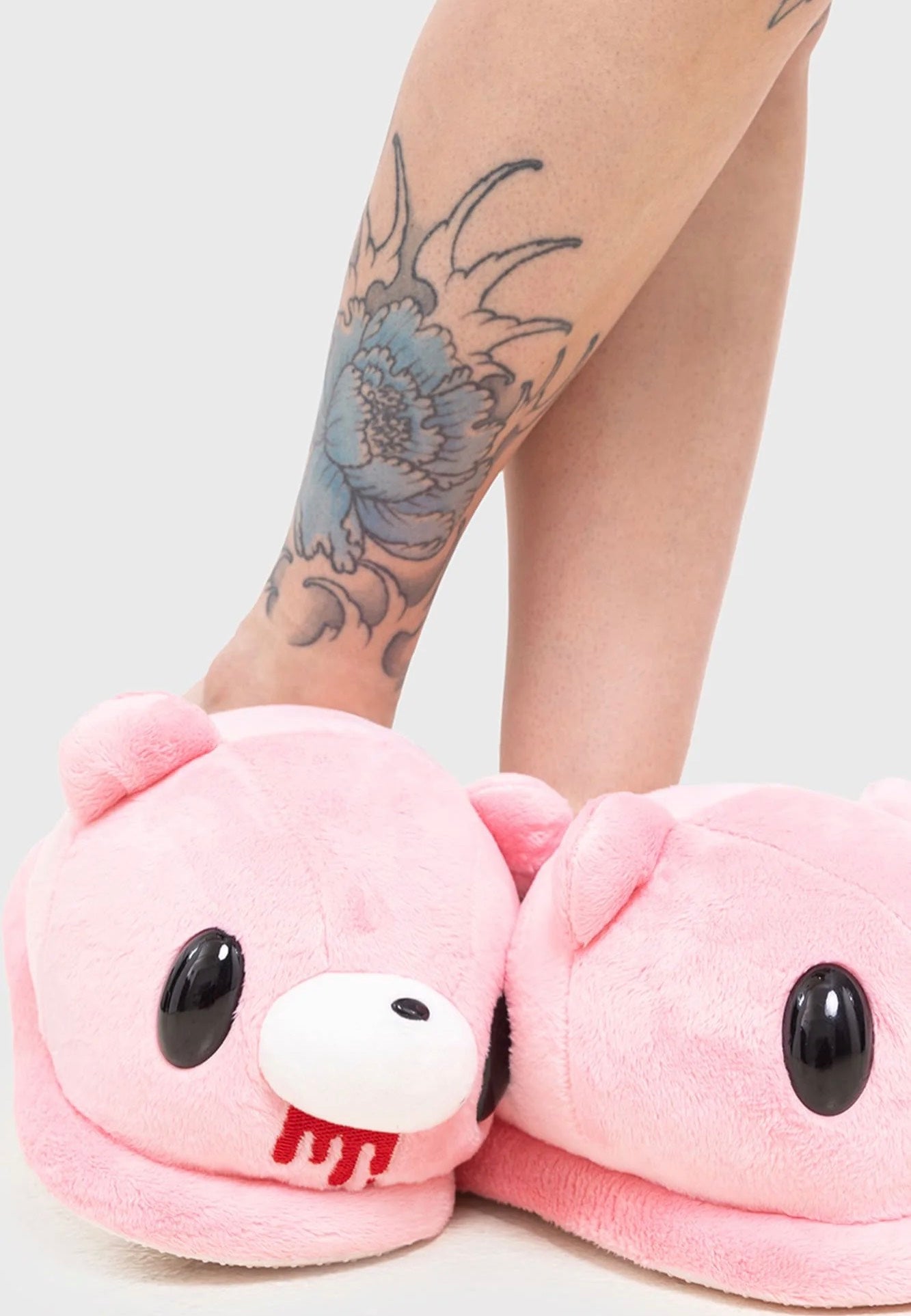 Killstar x Gloomy Bear - Gloomy Bear Pink - Girl Slippers | Women-Image