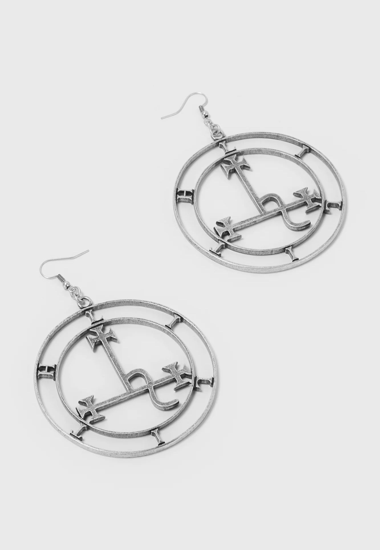 Killstar - Glorious Charm Silver - Earrings | Neutral-Image