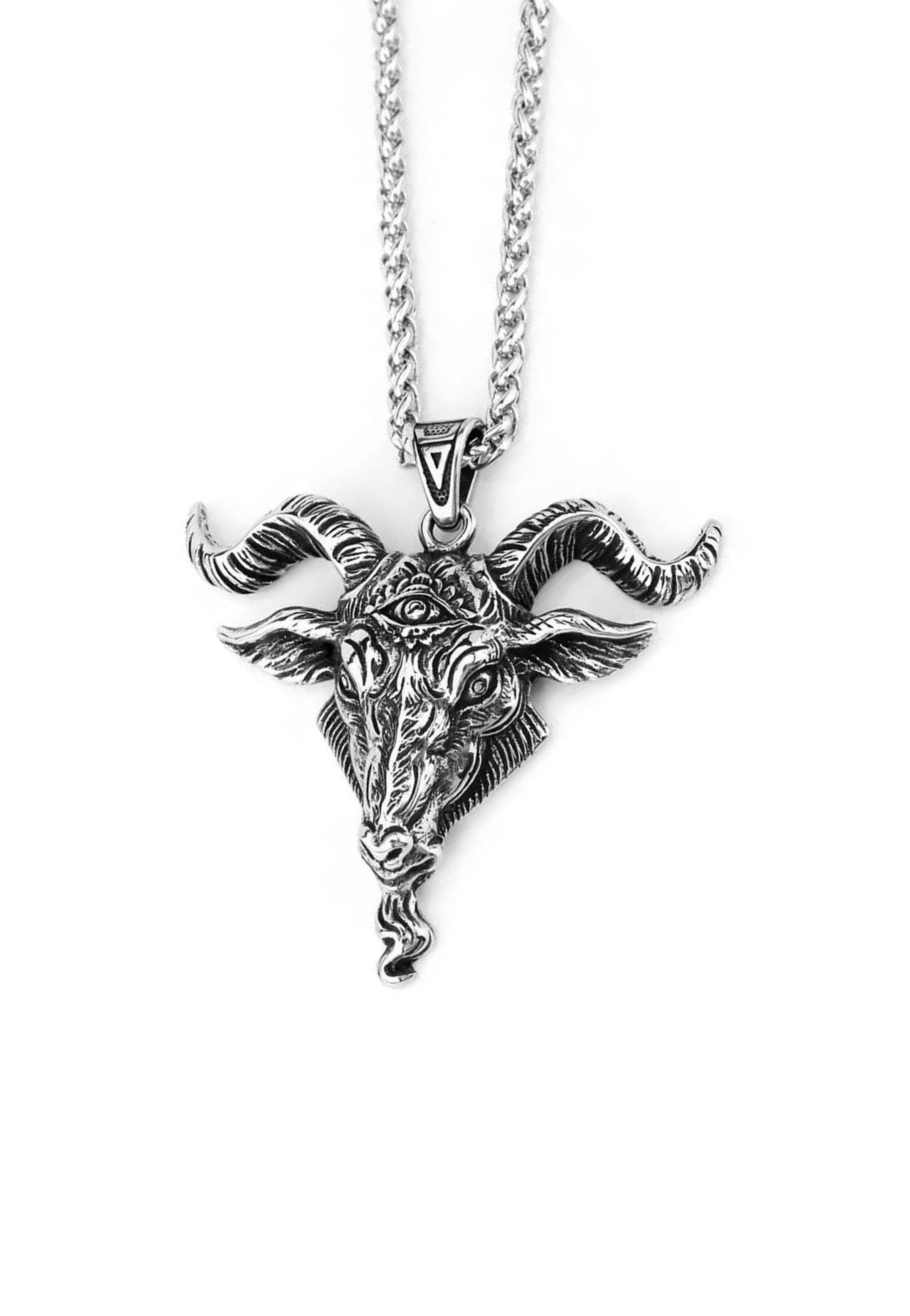 Easure - Goat Head - Necklace | Neutral-Image