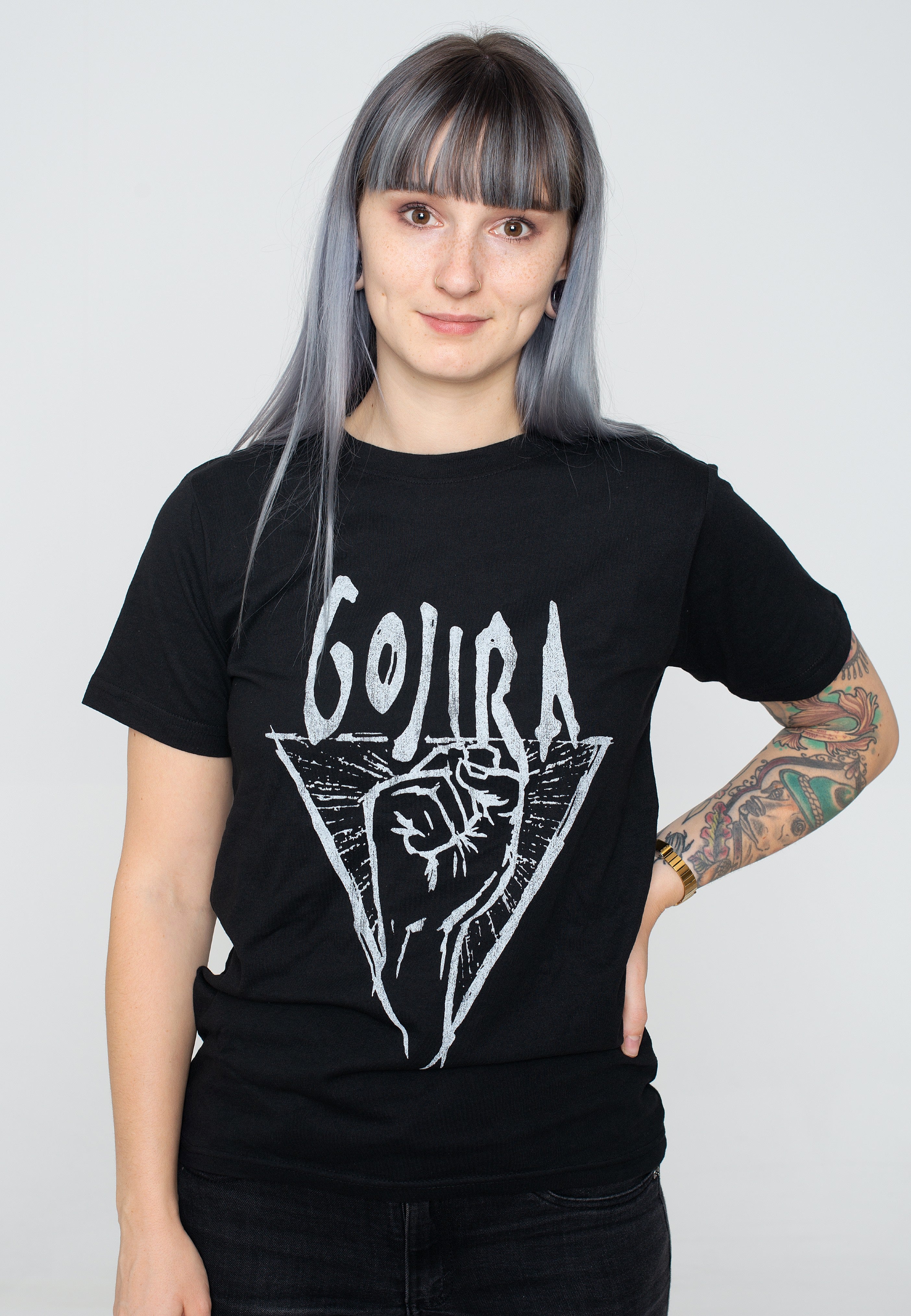 Gojira - Grey Power Glove - T-Shirt | Women-Image