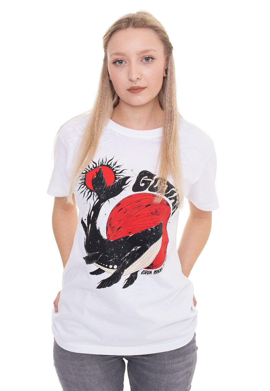 Gojira - Whale Sun Moon White - T-Shirt | Women-Image