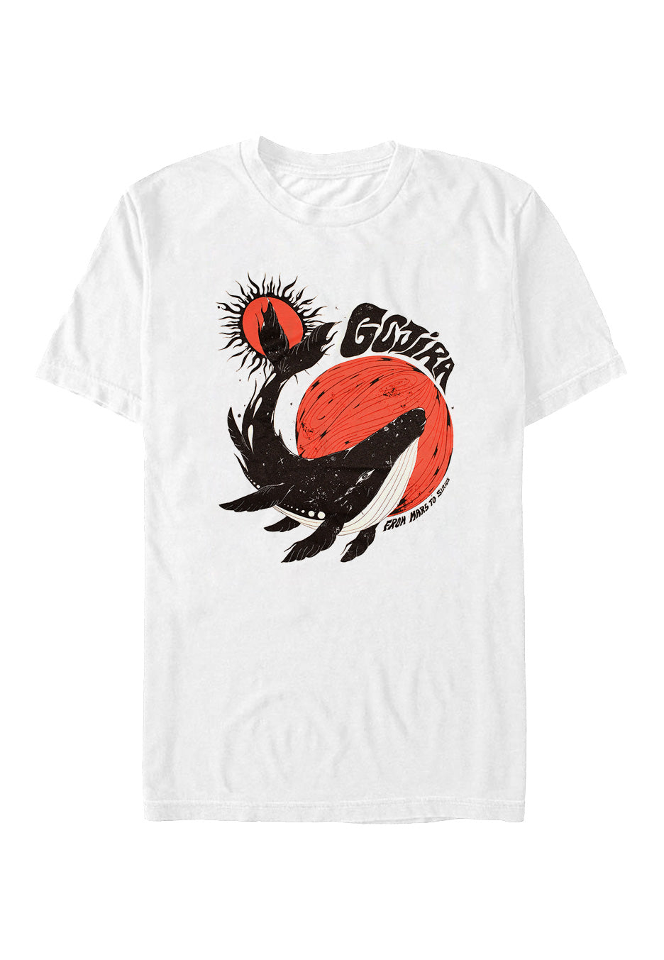 Gojira - Whale Sun Moon White - T-Shirt | Neutral-Image