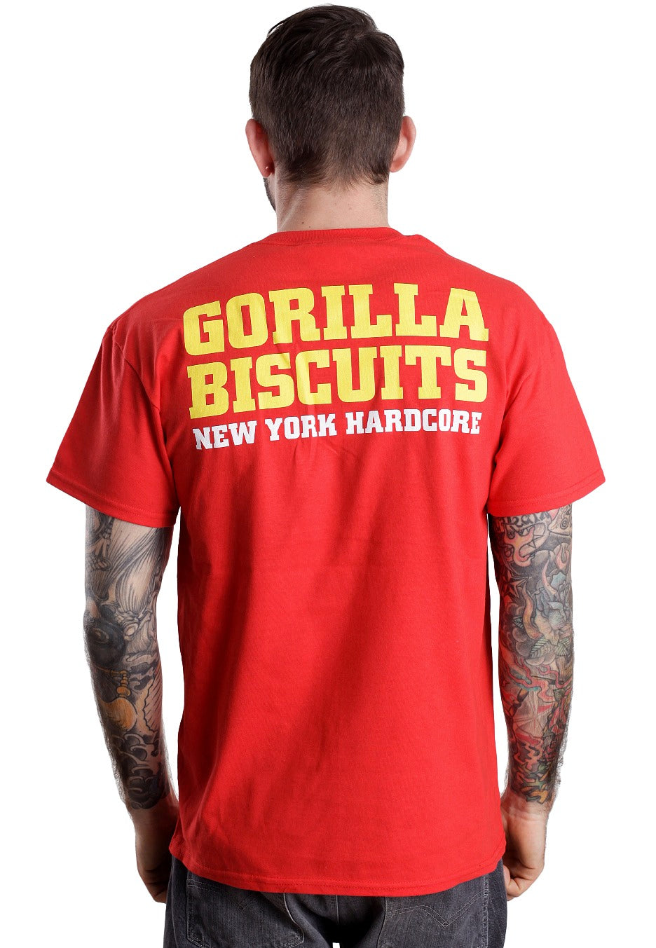 Gorilla Biscuits - Hold Your Ground Red - T-Shirt | Men-Image