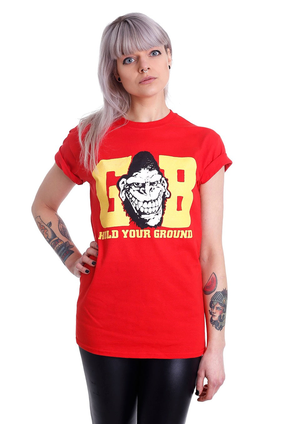 Gorilla Biscuits - Hold Your Ground Red - T-Shirt | Women-Image