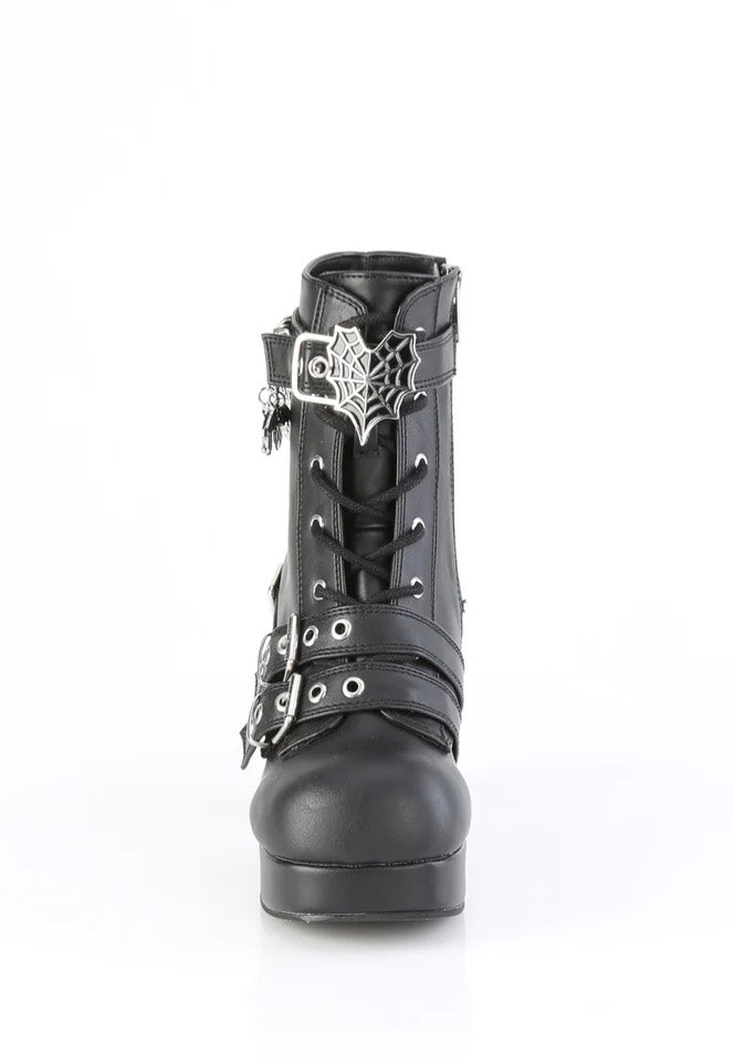 DemoniaCult - Gothika 66 Black - Heels | Women-Image