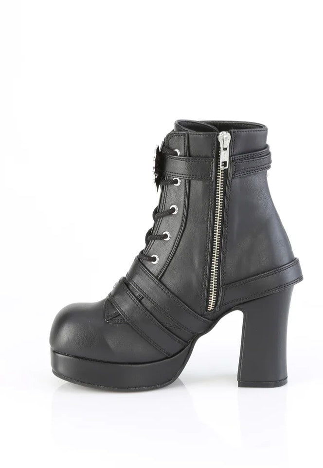 DemoniaCult - Gothika 66 Black - Heels | Women-Image