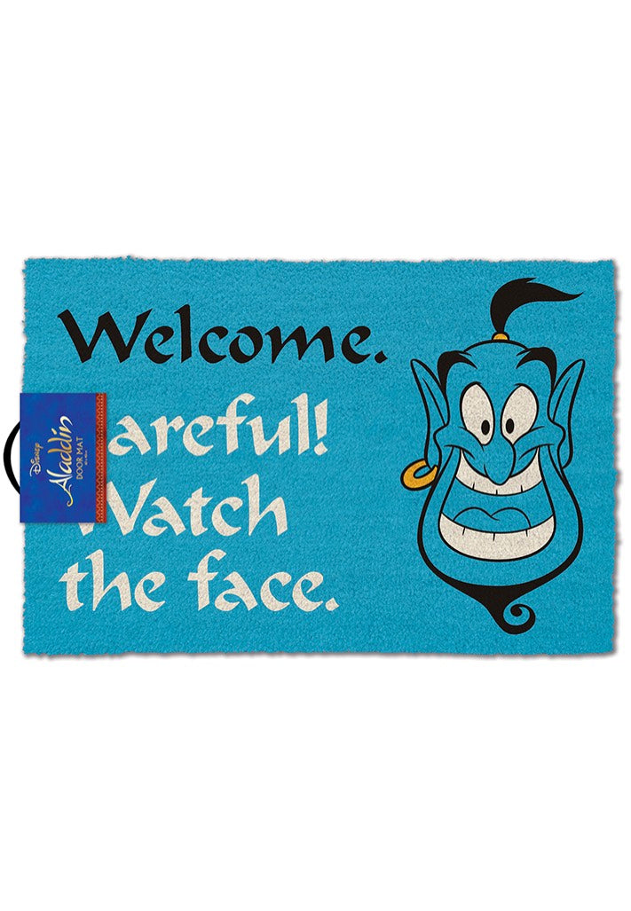 Aladdin - Watch The Face Blue - Doormat | Neutral-Image