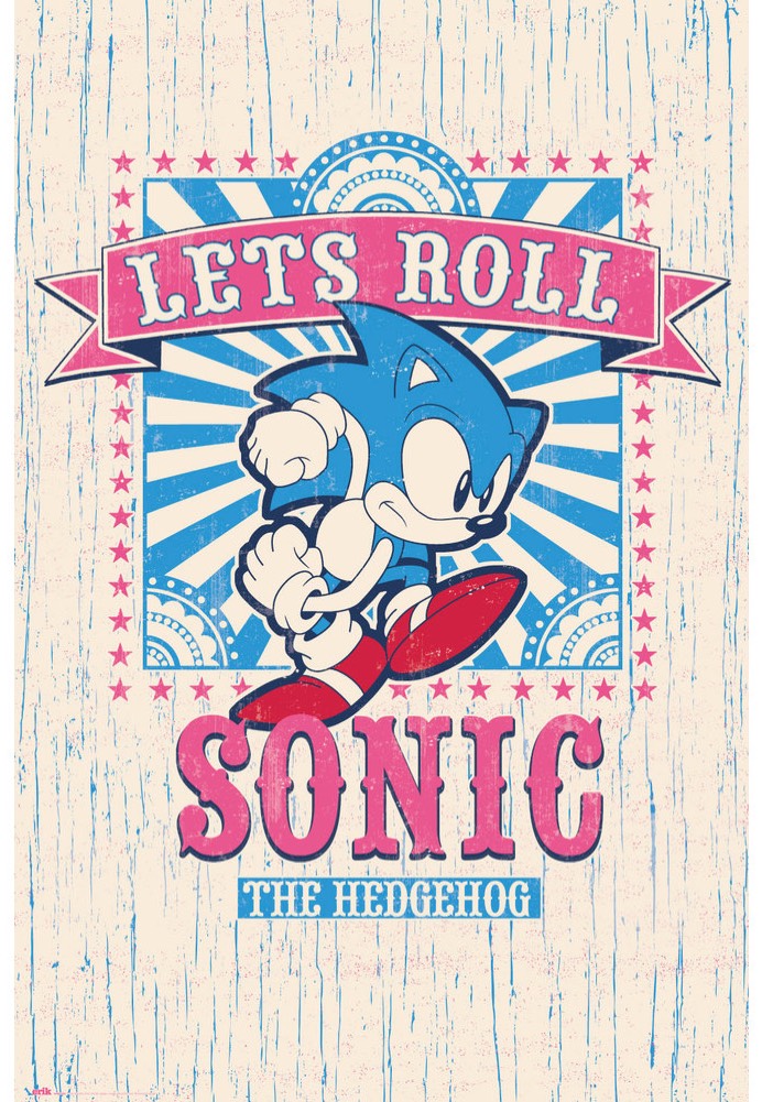 Sonic The Hedgehog - Let´s Roll Maxi - Poster | Neutral-Image