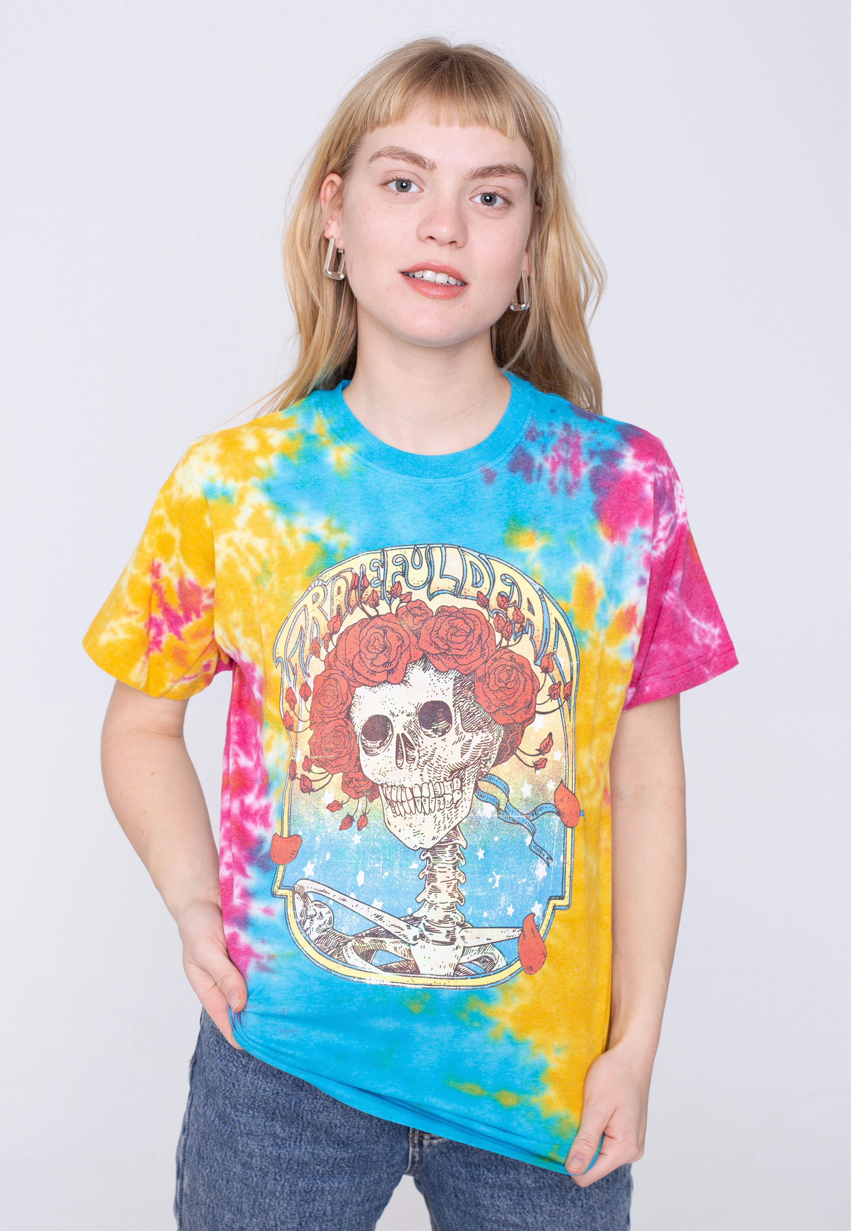 Grateful Dead - Bertha Frame Dip-Dye Multicolored - T-Shirt | Women-Image