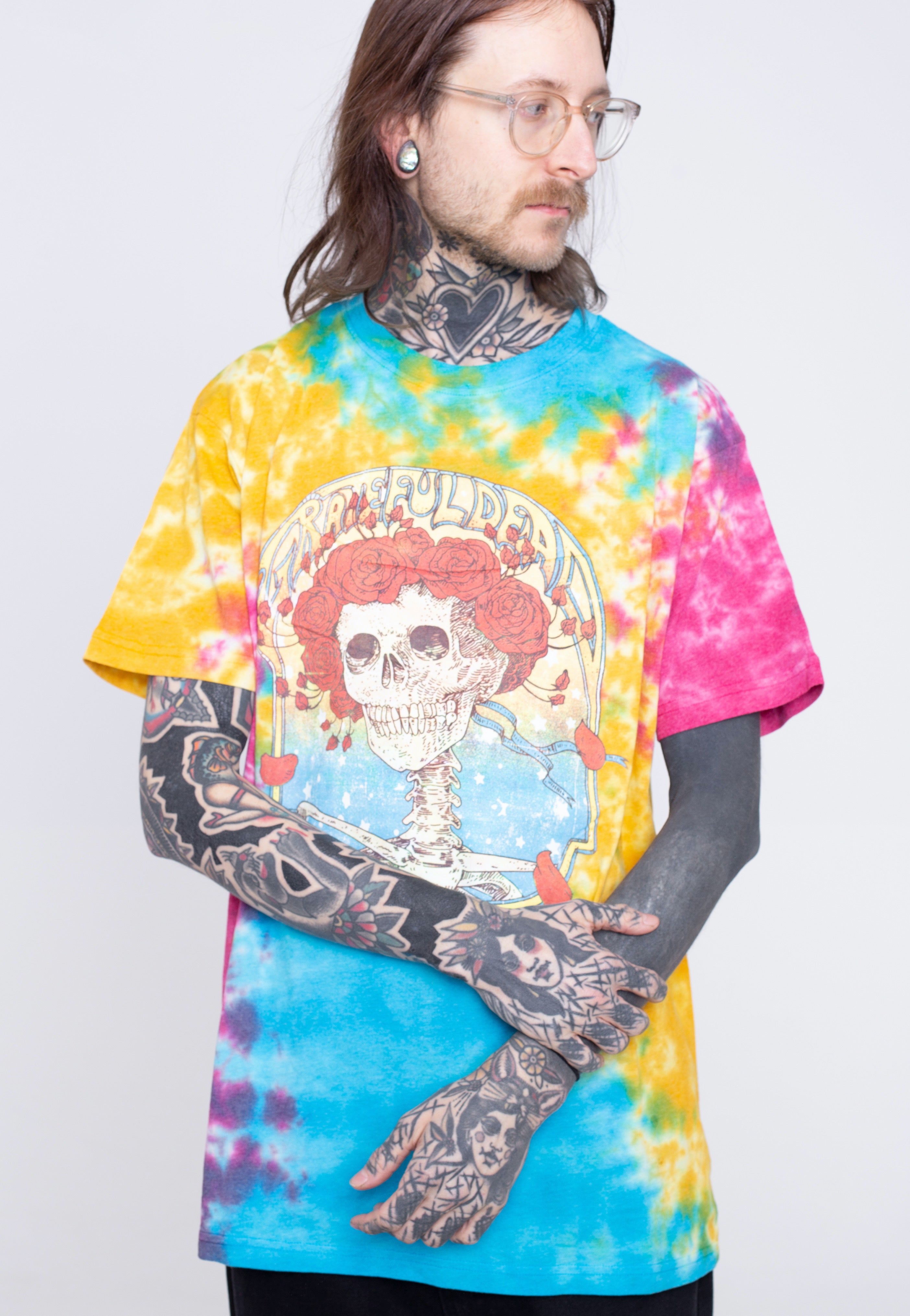 Grateful Dead - Bertha Frame Dip-Dye Multicolored - T-Shirt | Men-Image