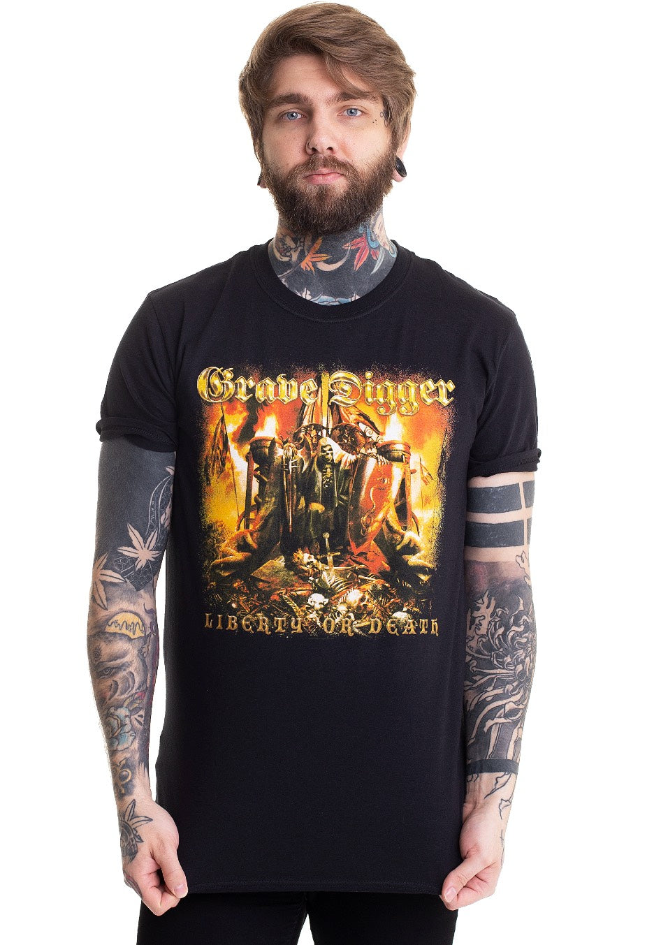 Grave Digger - Liberty Or Death - T-Shirt | Men-Image