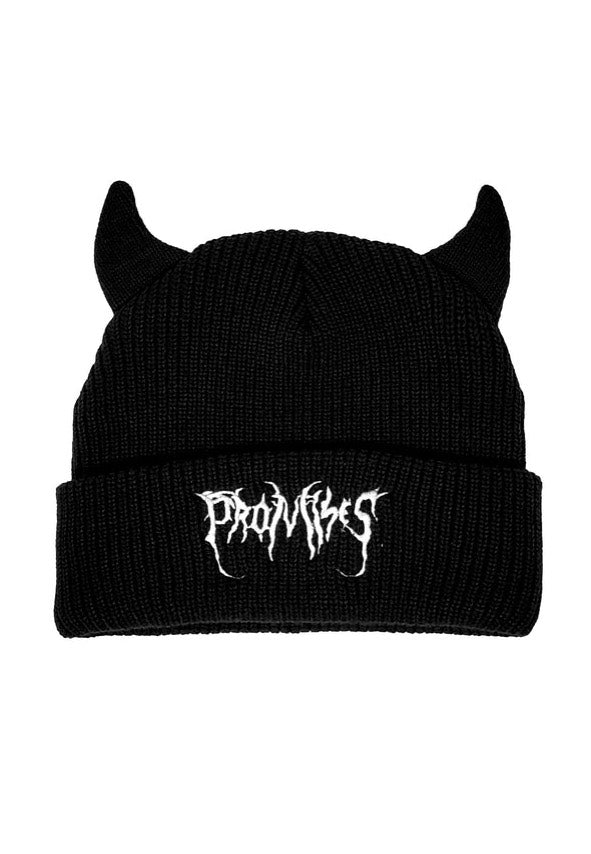 Broken Promises - Graveyard Devil Horn Black - Beanie | Neutral-Image