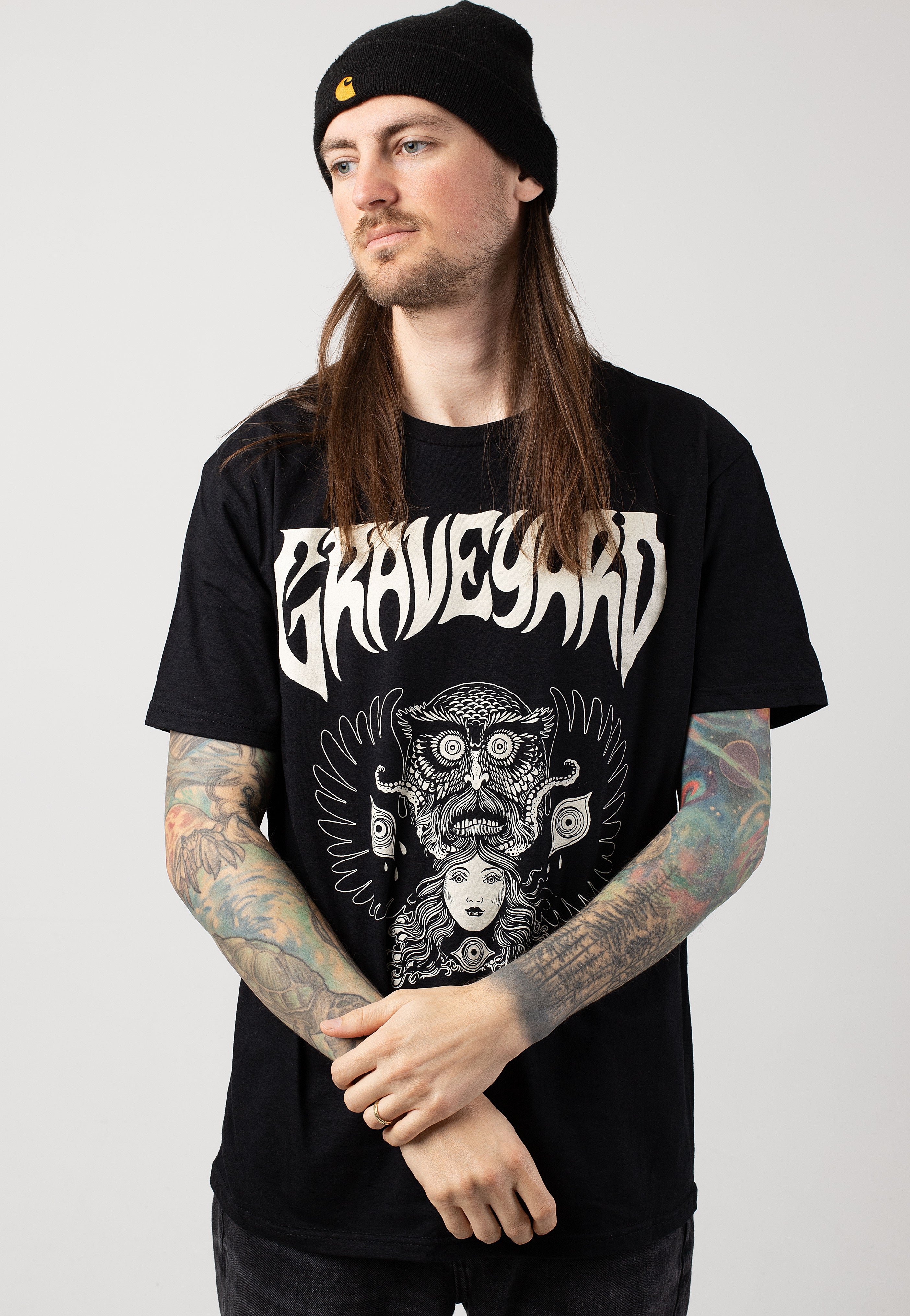 Graveyard - Monstertryck Black - T-Shirt | Men-Image