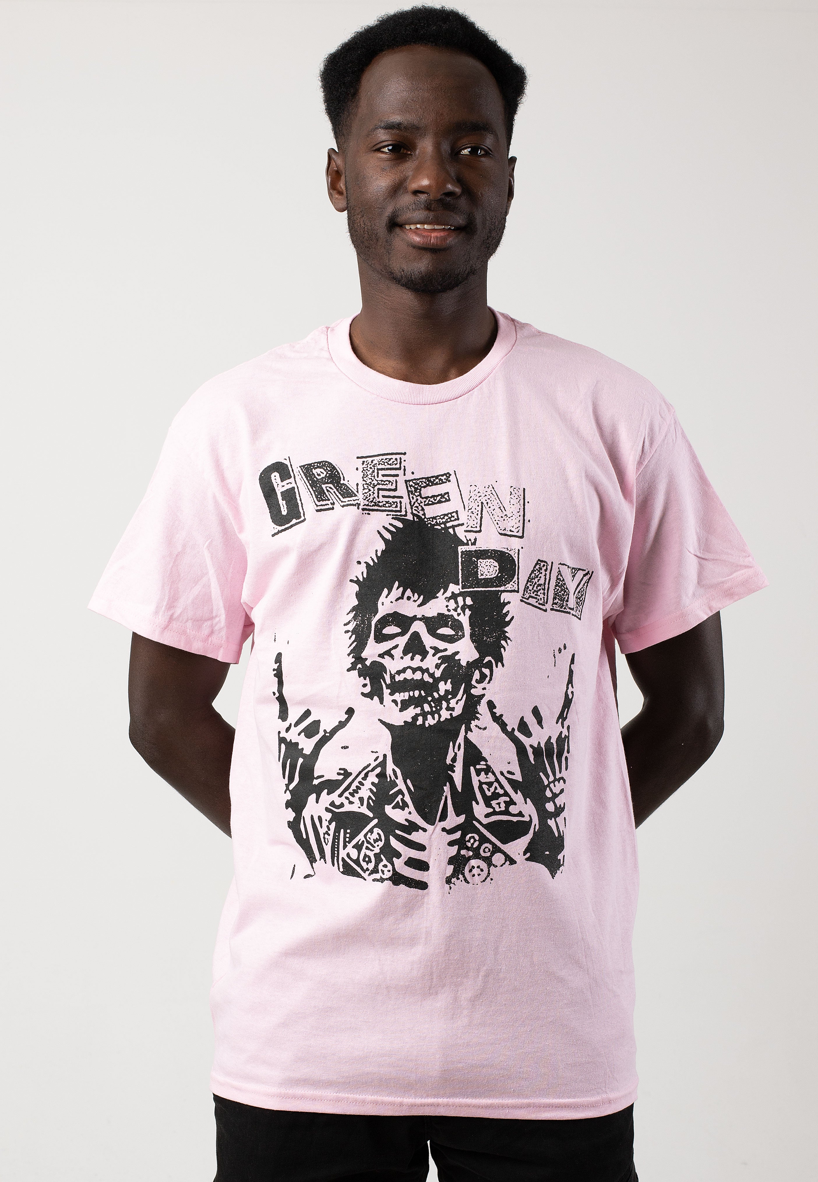 Green Day - Billie Joe Zombie Pink - T-Shirt | Men-Image