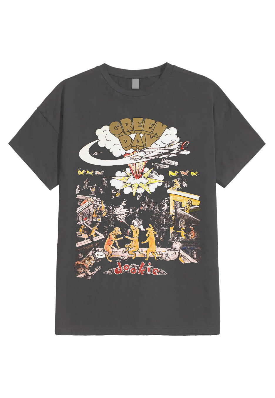 Green Day - Dookie Charcoal - T-Shirt | Neutral-Image