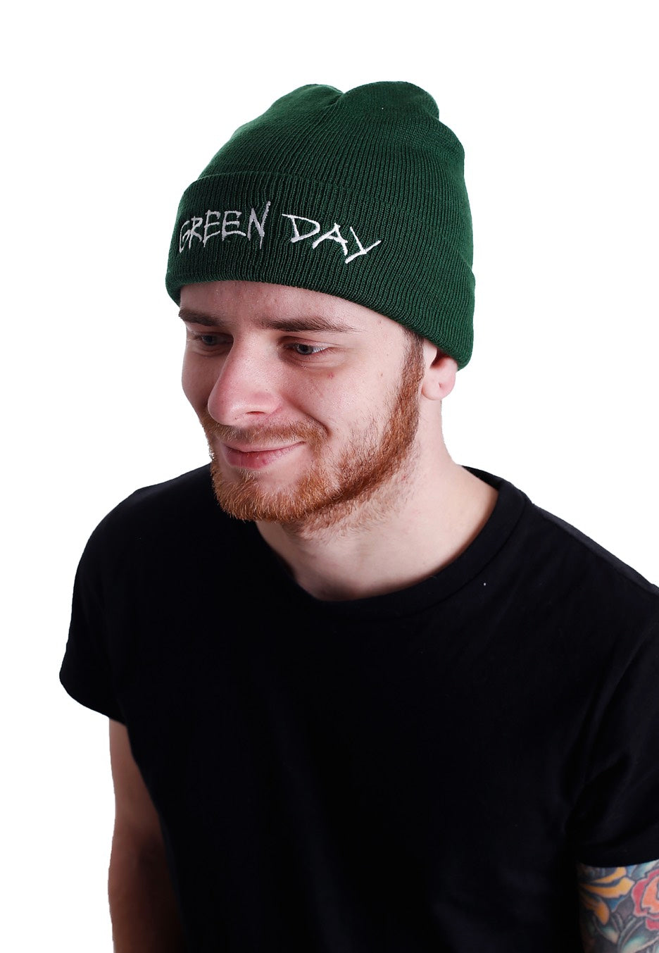 Green Day - Logo Dark Green - Beanie | Neutral-Image