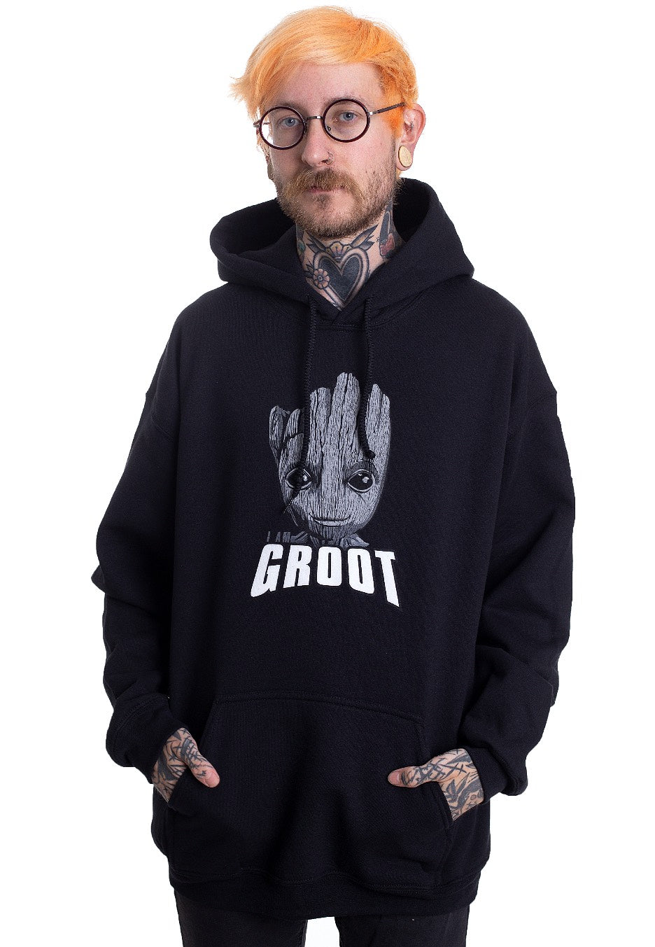 Guardians Of The Galaxy - Groot Face - Hoodie | Men-Image