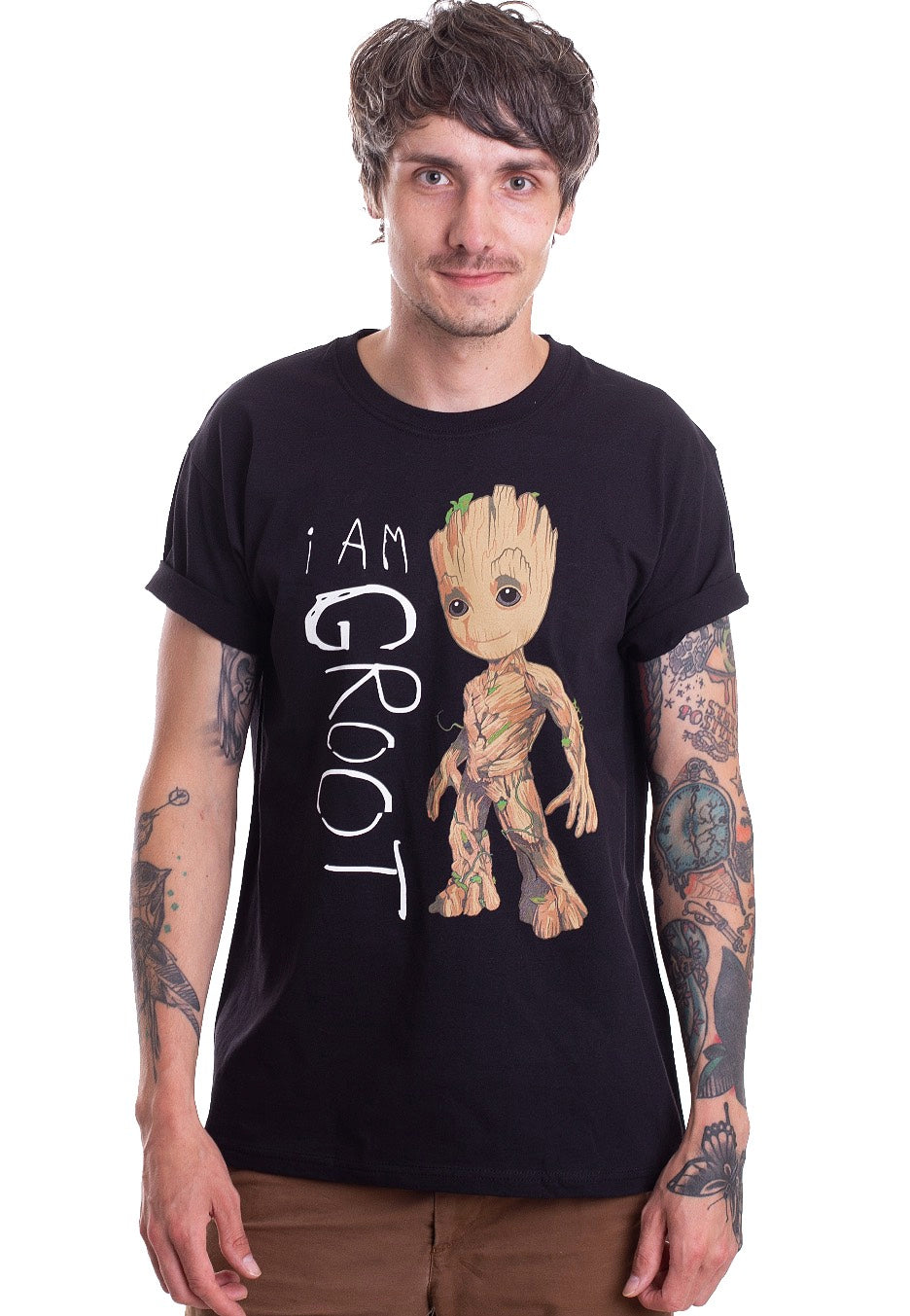 Guardians Of The Galaxy - I Am Groot Scribbles - T-Shirt | Men-Image