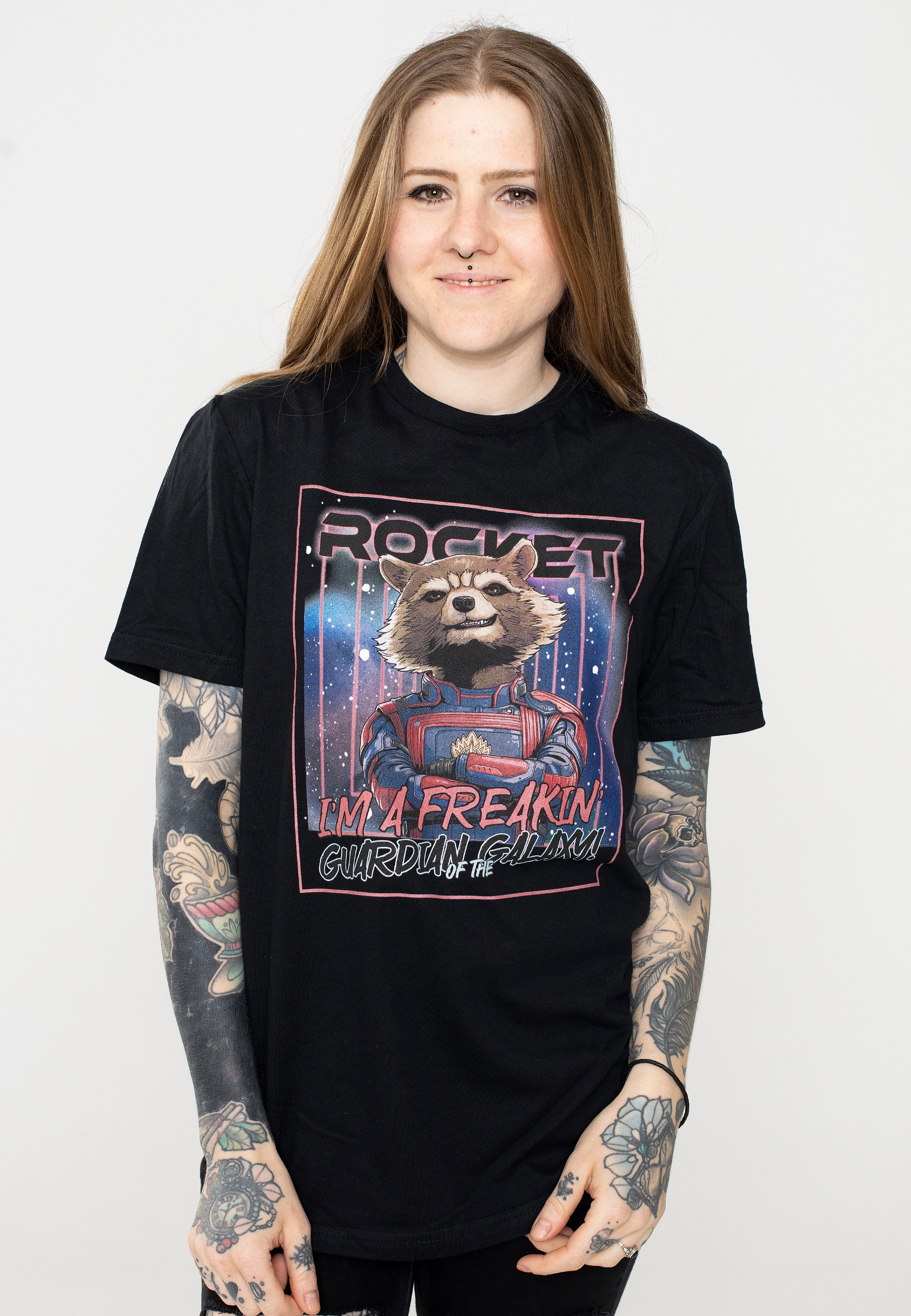 Guardians Of The Galaxy - Rocket Glow - T-Shirt | Women-Image