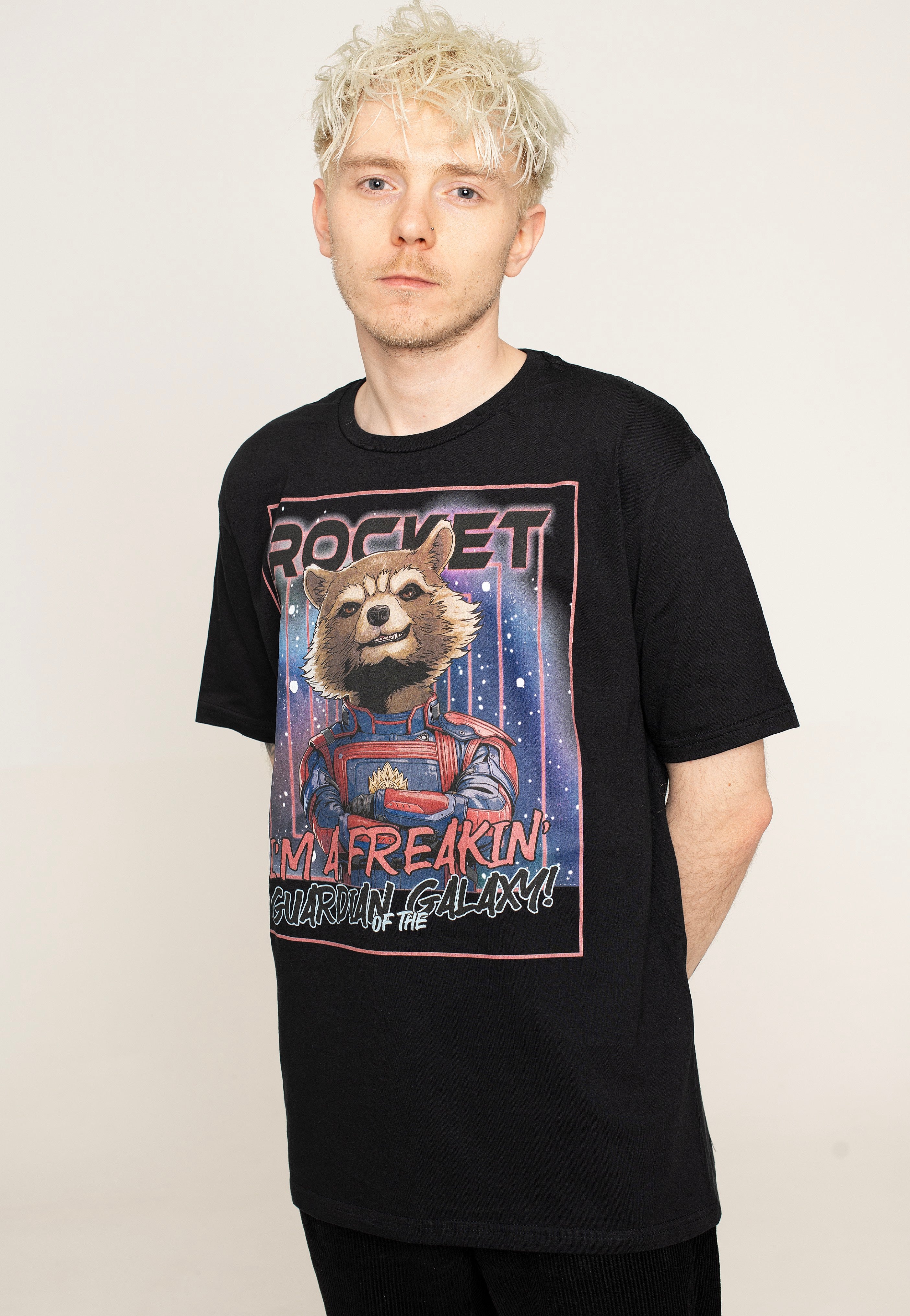 Guardians Of The Galaxy - Rocket Glow - T-Shirt | Men-Image