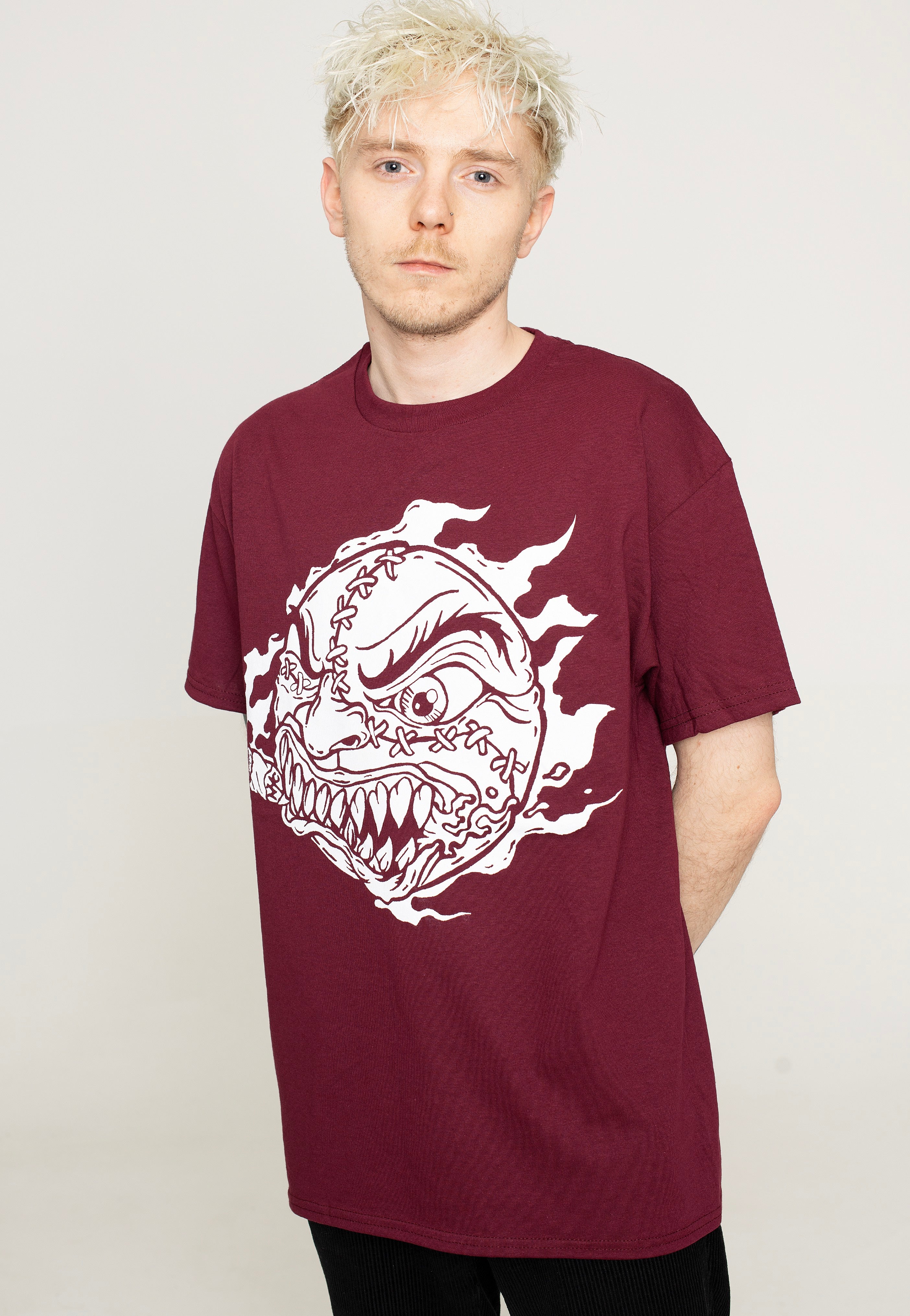 Madball - Ball NY Burgundy - T-Shirt | Men-Image