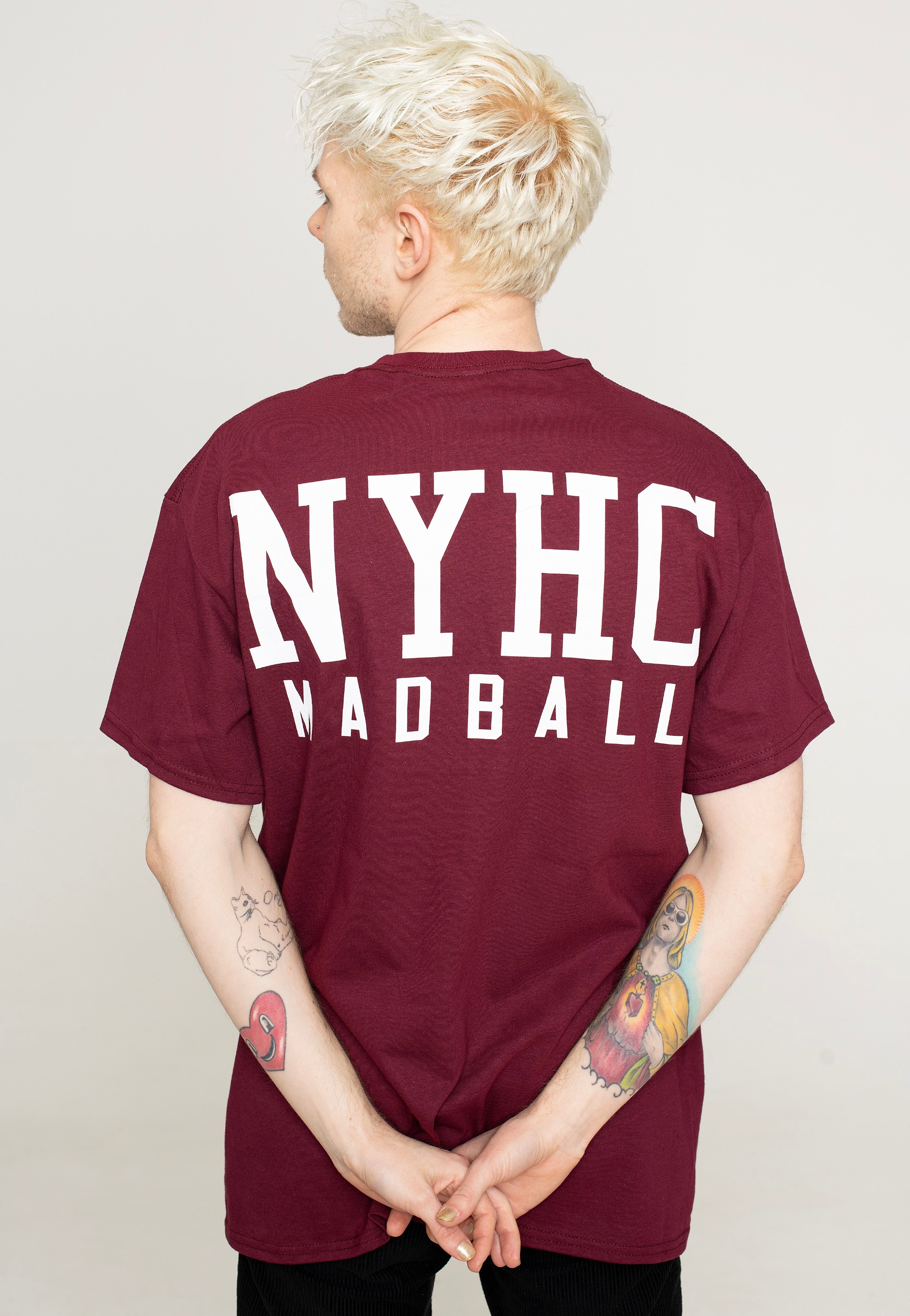 Madball - Ball NY Burgundy - T-Shirt | Men-Image