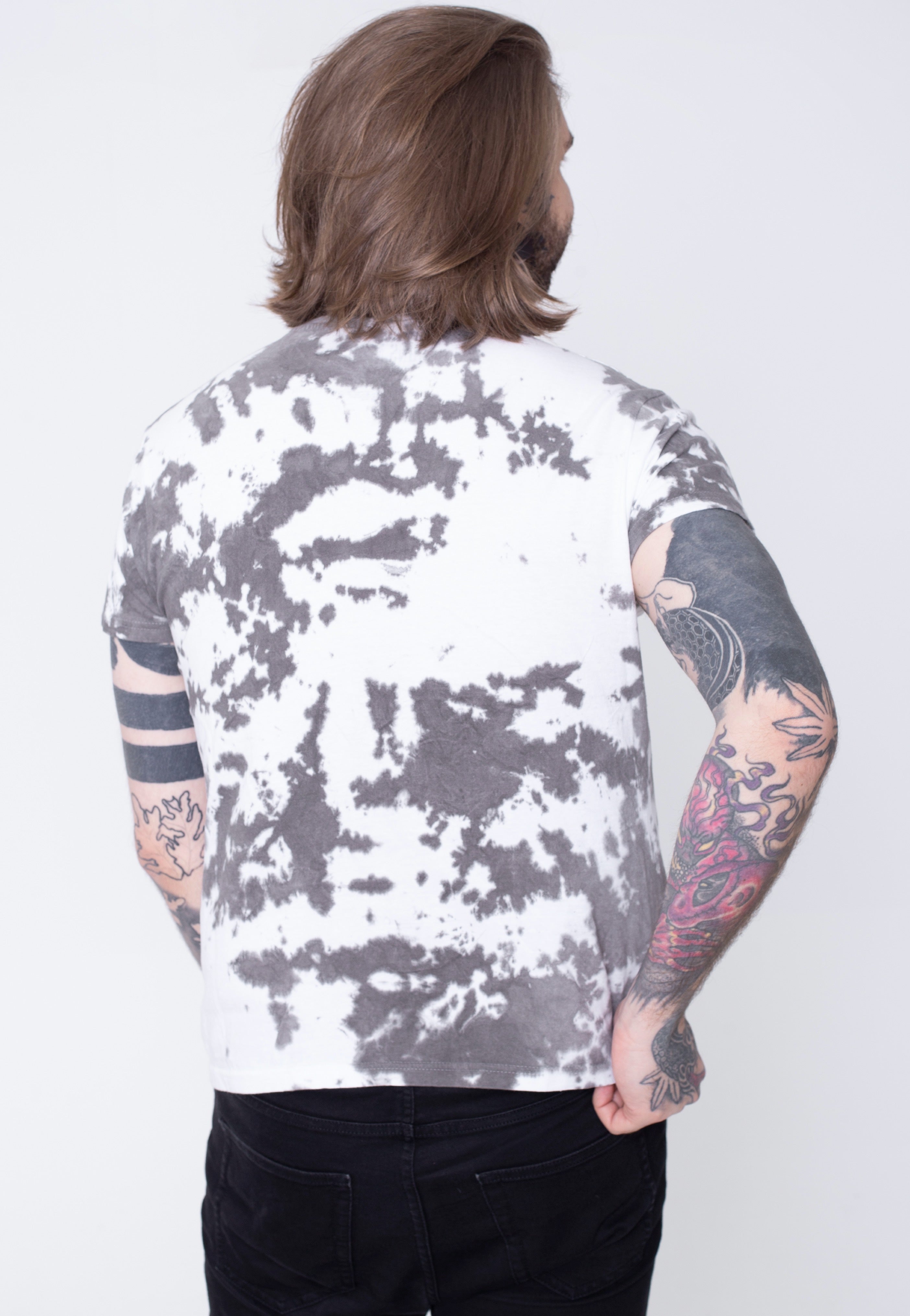 Guns N' Roses - Classic Logo Dip Dye On White - T-Shirt | Men-Image