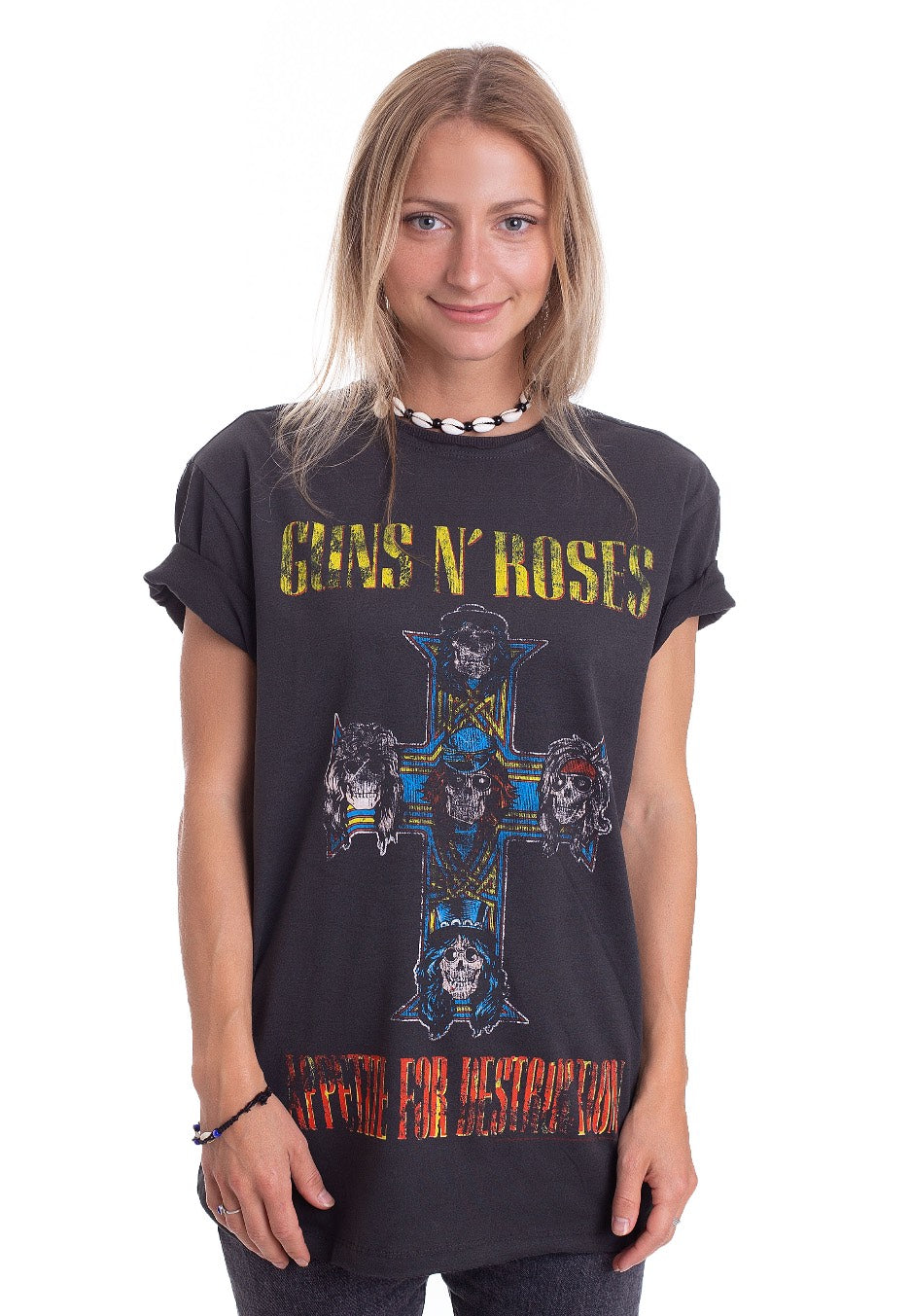 Guns N' Roses - Appetite For Destruction Charcoal - T-Shirt | Women-Image