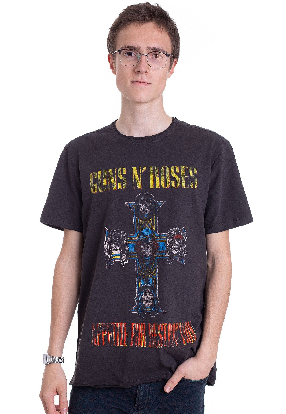 Guns N' Roses - Appetite For Destruction Charcoal - T-Shirt | Men-Image