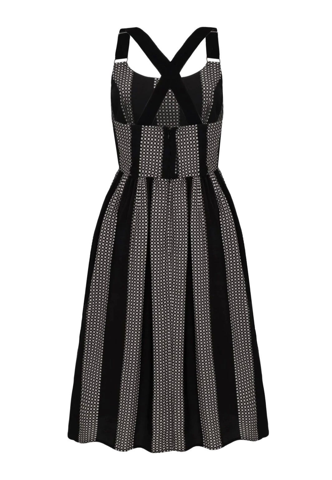 Hellbunny - Lita Black/Grey - Dress | Women-Image