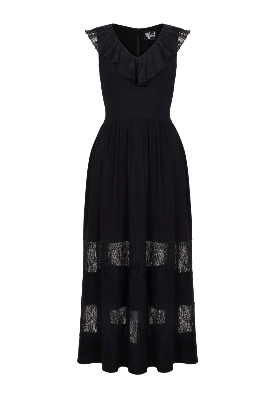 Hellbunny - Mortem Maxi Black - Dress | Women-Image