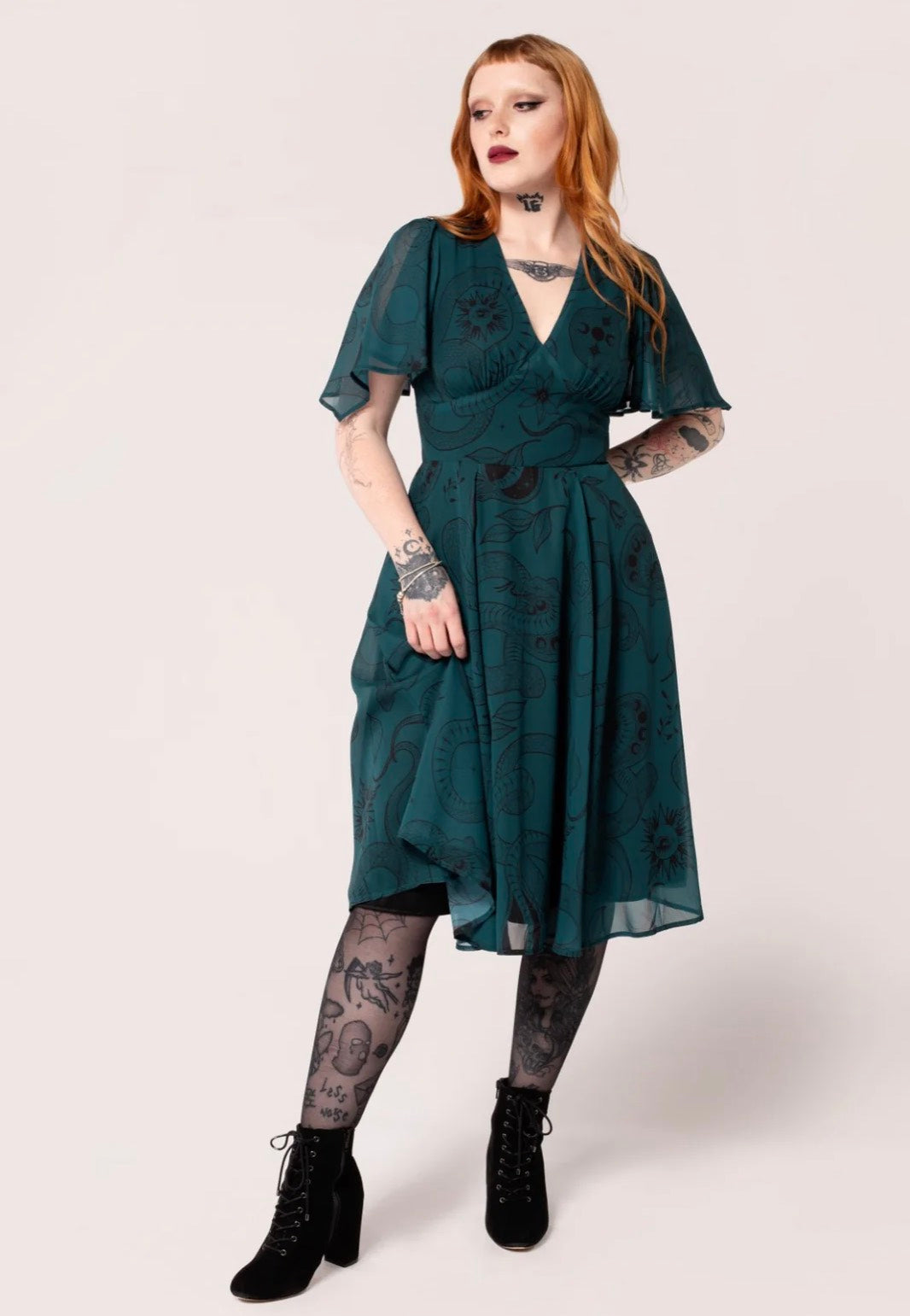 Hellbunny - Venom Midi - Dress | Women-Image