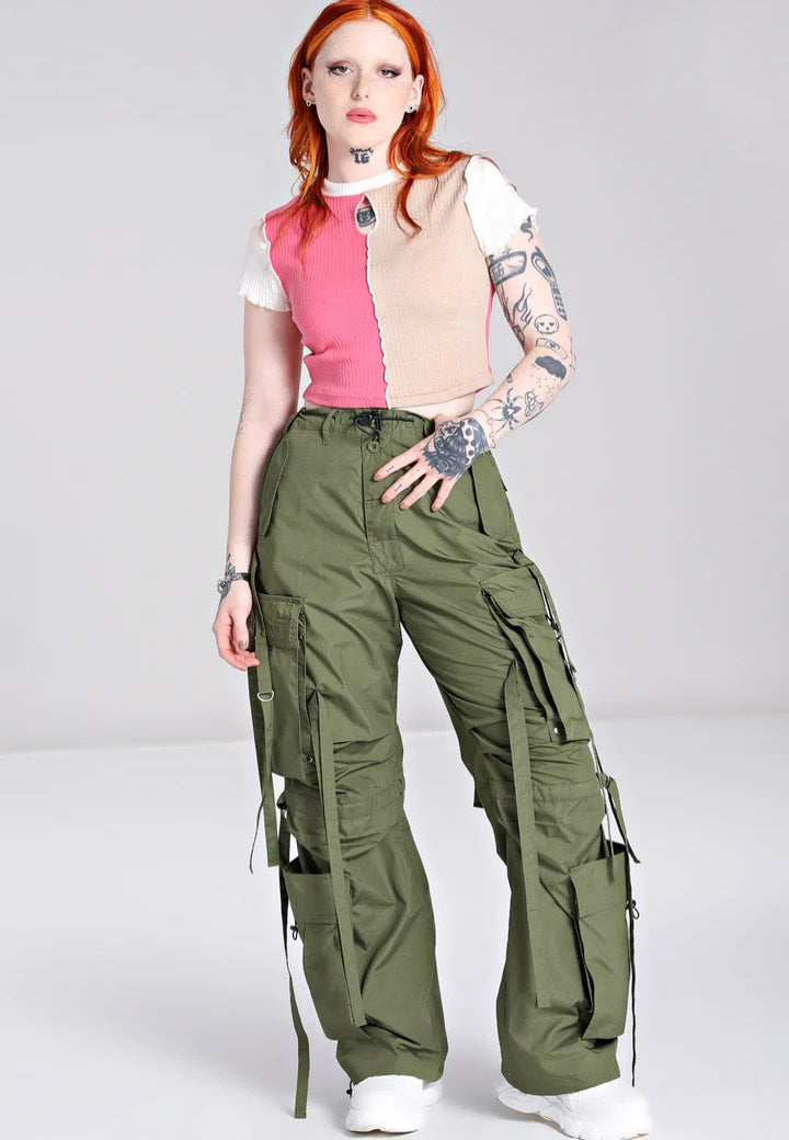 Hellbunny - Octopus Green Green - Pants | Women-Image