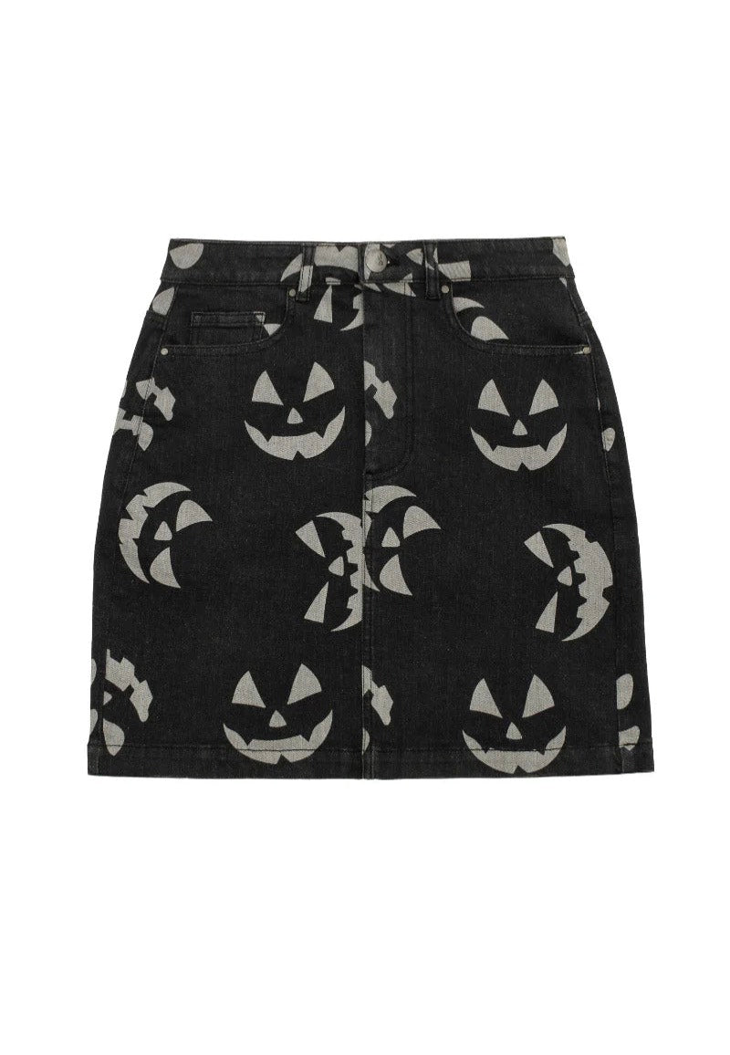 Hellbunny - Jack O Lantern Black - Skirt | Women-Image