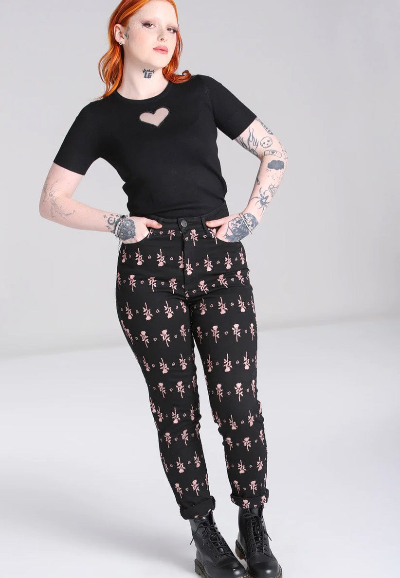 Hellbunny - The Lover Black - Jeans | Women-Image