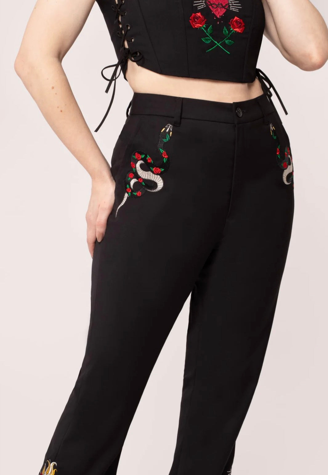 Hellbunny - Viva Maria Black - Pants | Women-Image