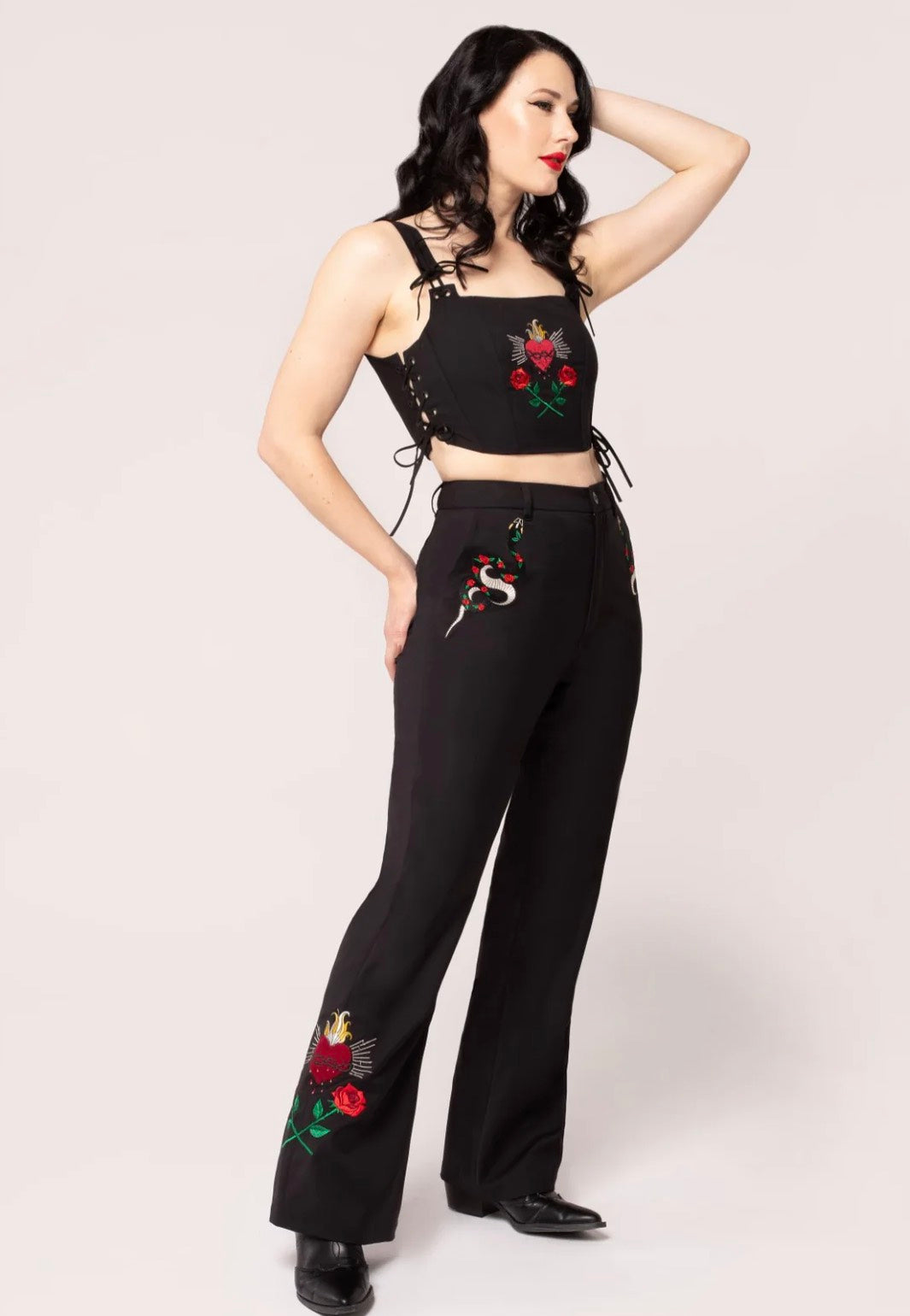 Hellbunny - Viva Maria Black - Pants | Women-Image