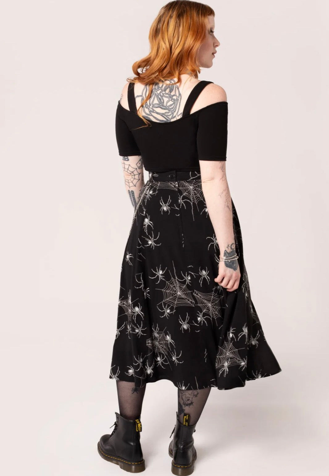 Hellbunny - Grungy Spider - Skirt | Women-Image