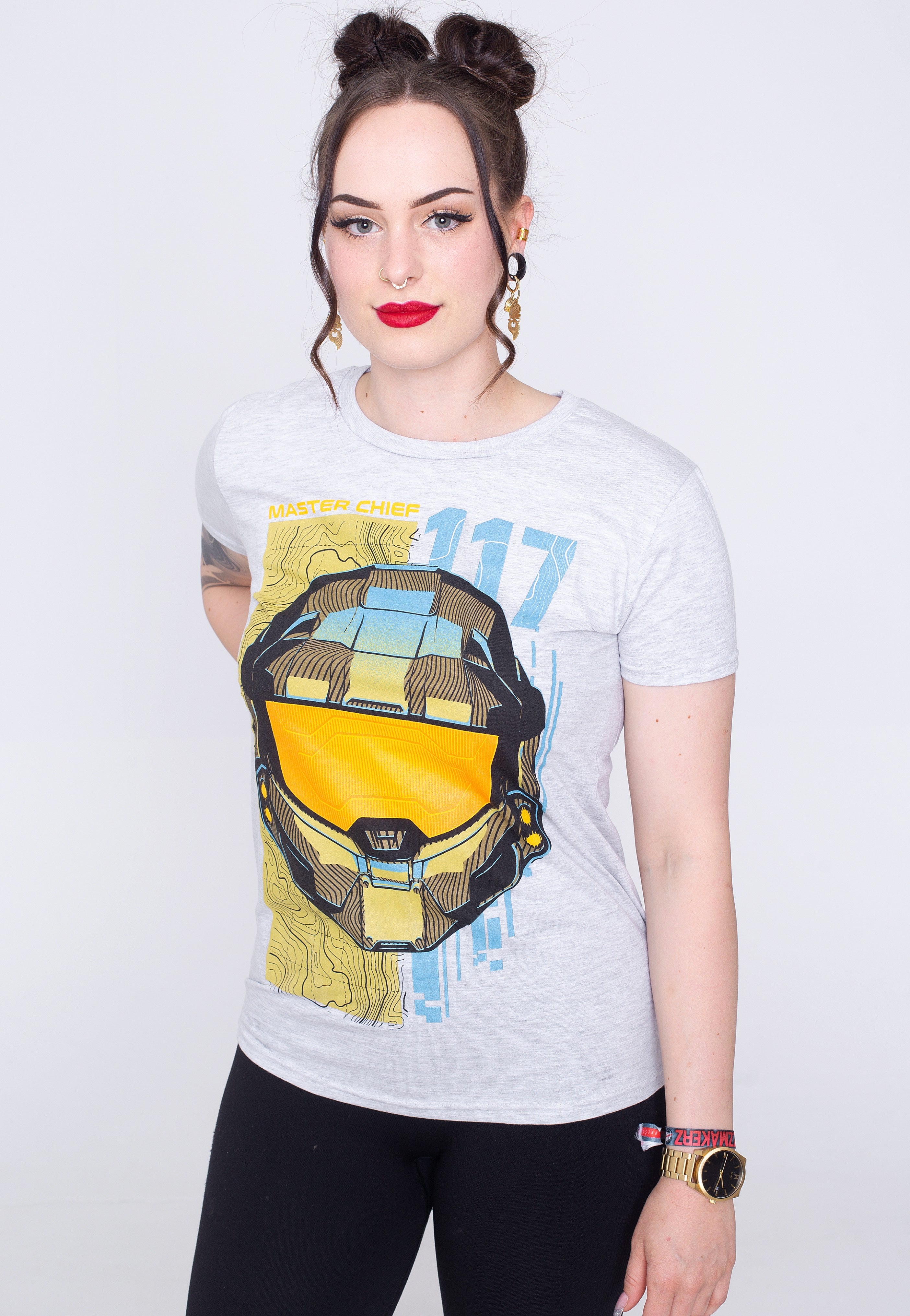 Halo - Poster Heather Grey - T-Shirt | Women-Image